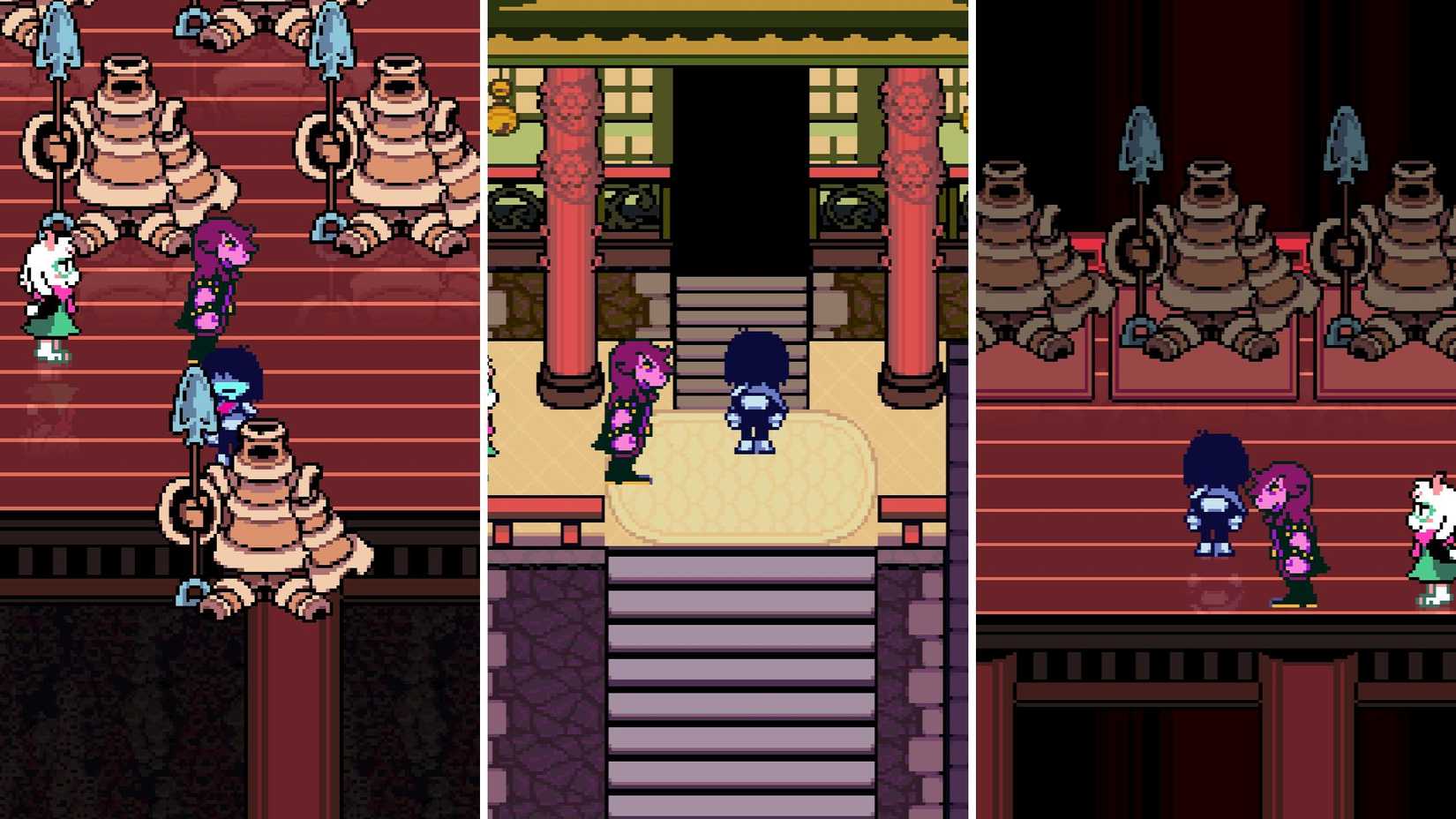 Deltarune Pink Coin Statues