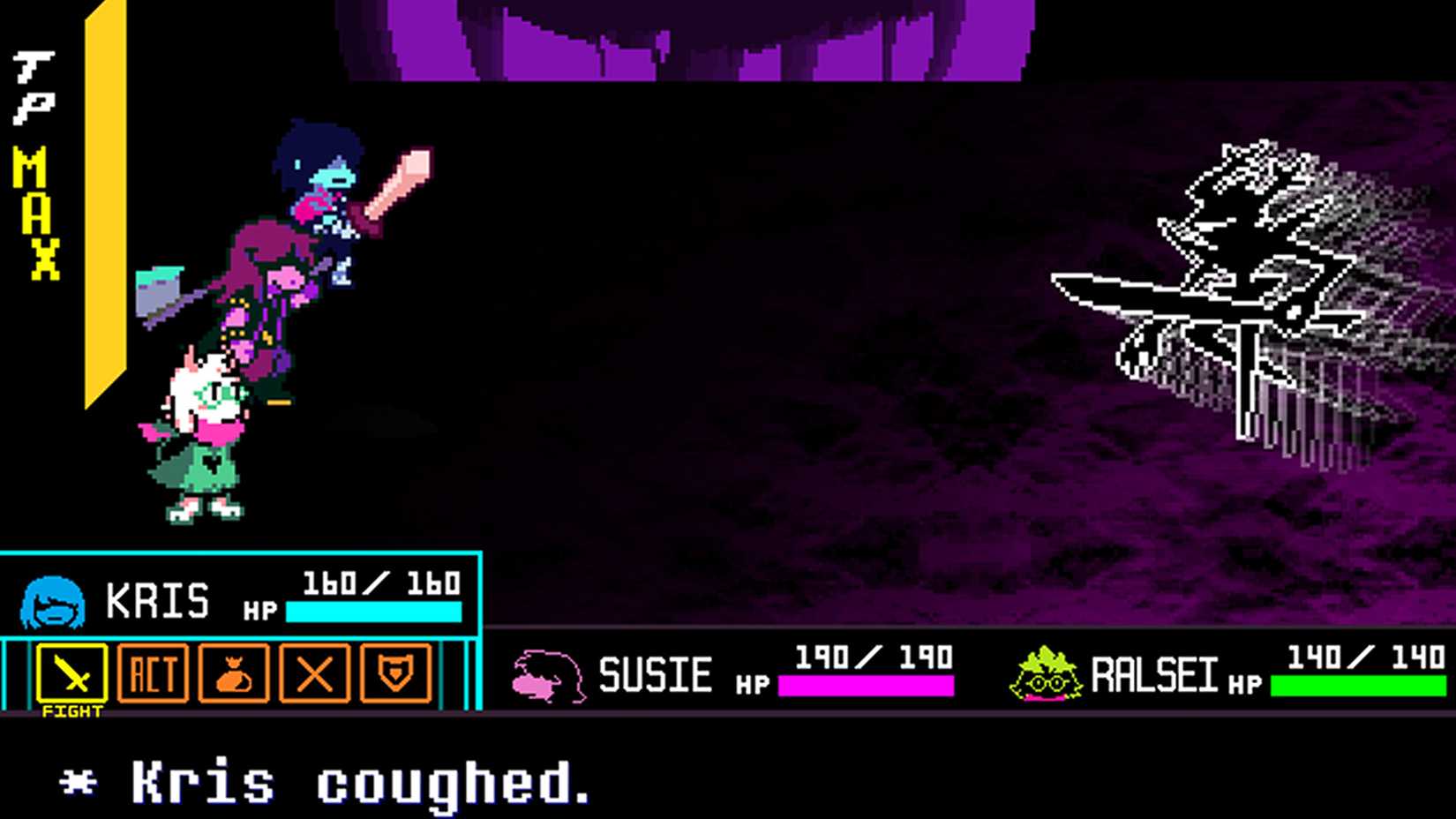 The Roaring Knight Boss in Deltarune Chapter 3