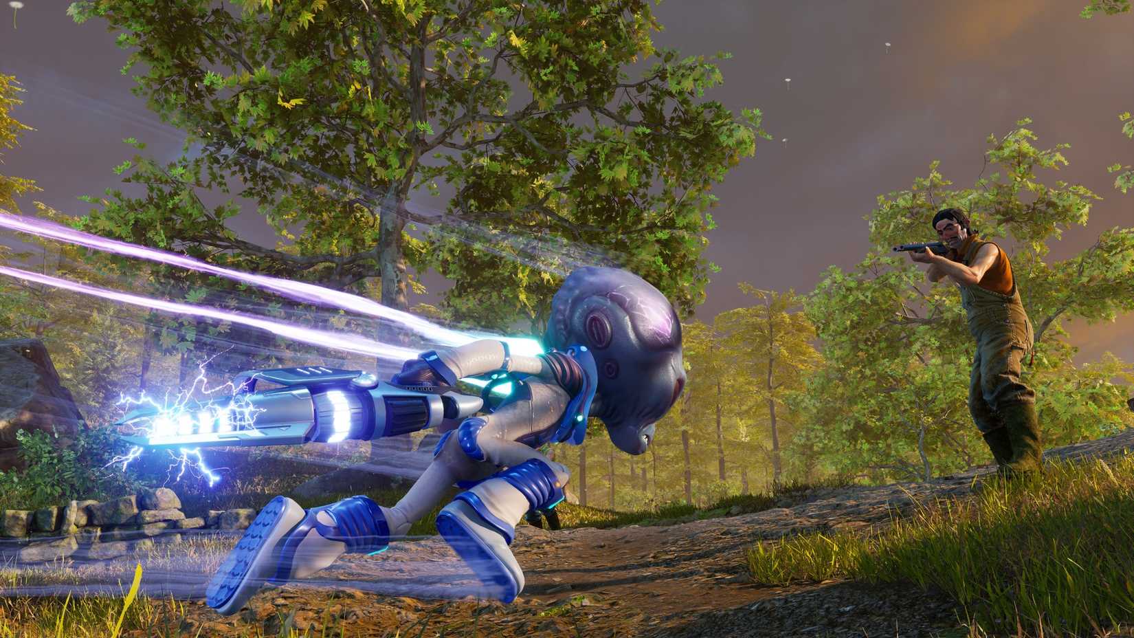 destroy all humans combat