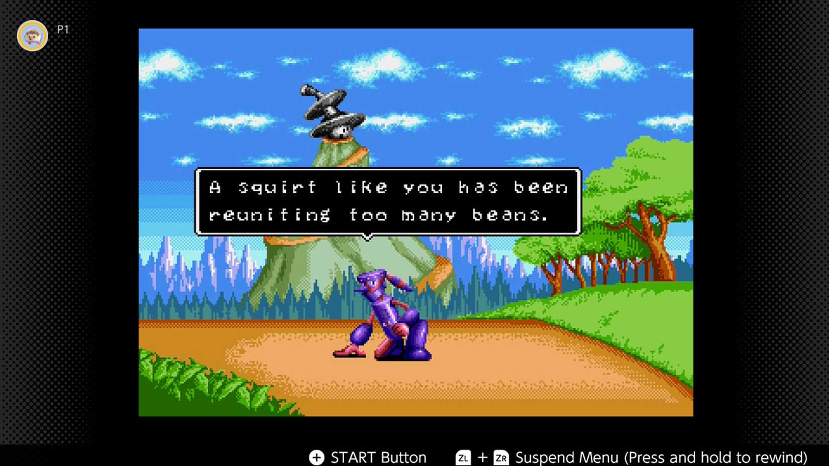 A screenshot of Dr. Robotnik's Mean Bean Machine on Nintendo Switch Online