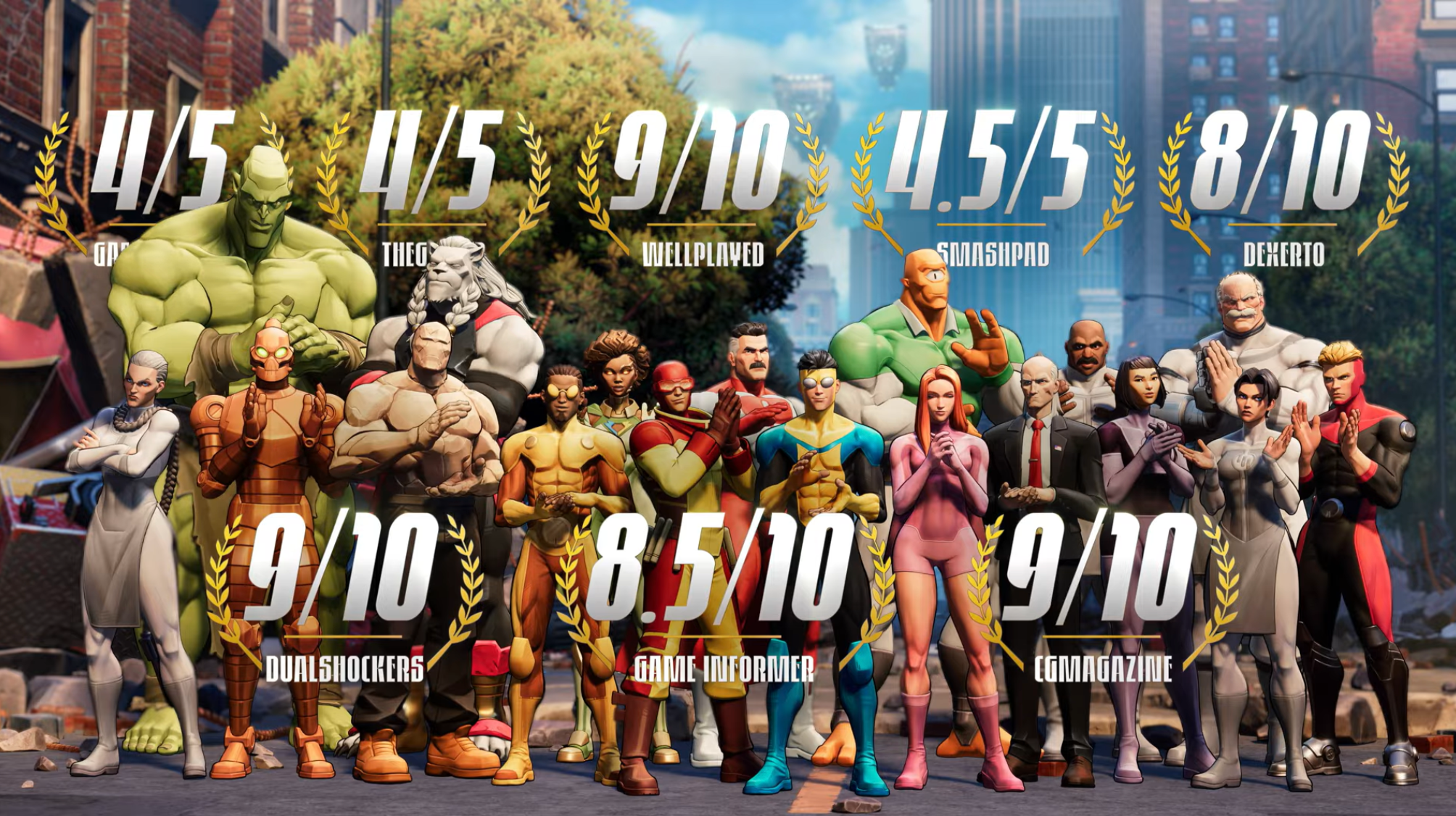 Dualshockers' Score of Invincible VS Included in Accolades Trailer