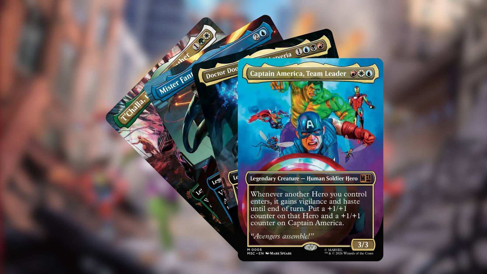 Marvel Super Heroes Commander Deck, listed Marvel Super Heroes Commander Deck, listed