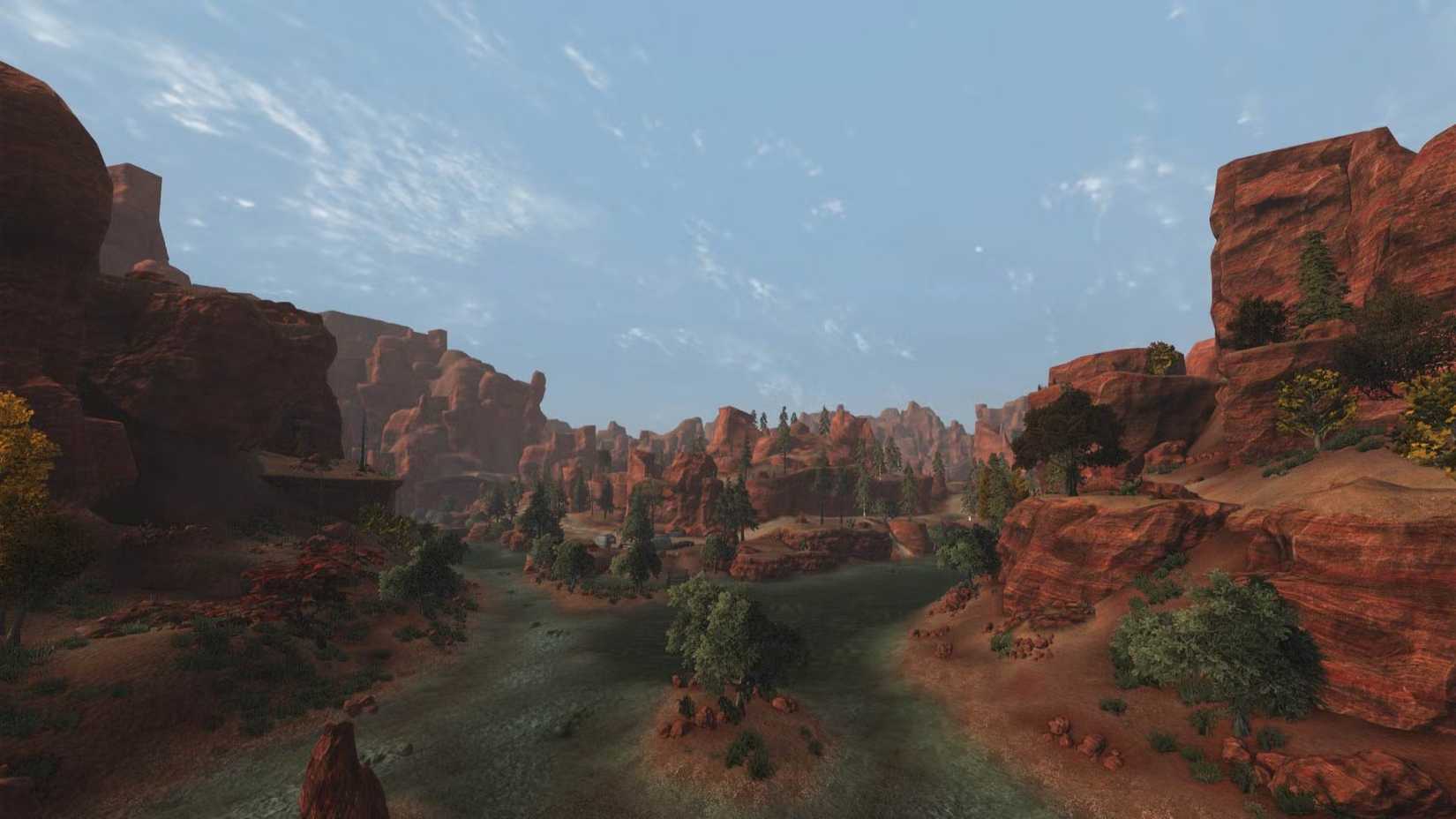 Zion in New Vegas with a beautiful new skybox.