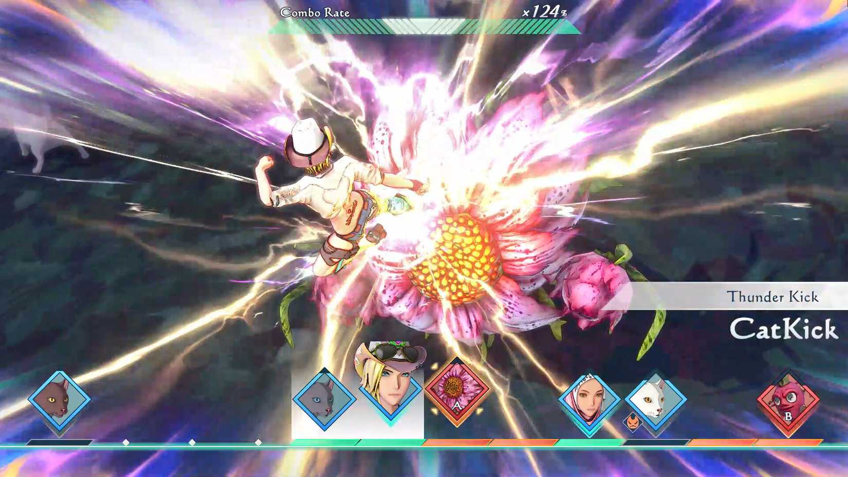 Fighting in SaGa Emerald Beyond