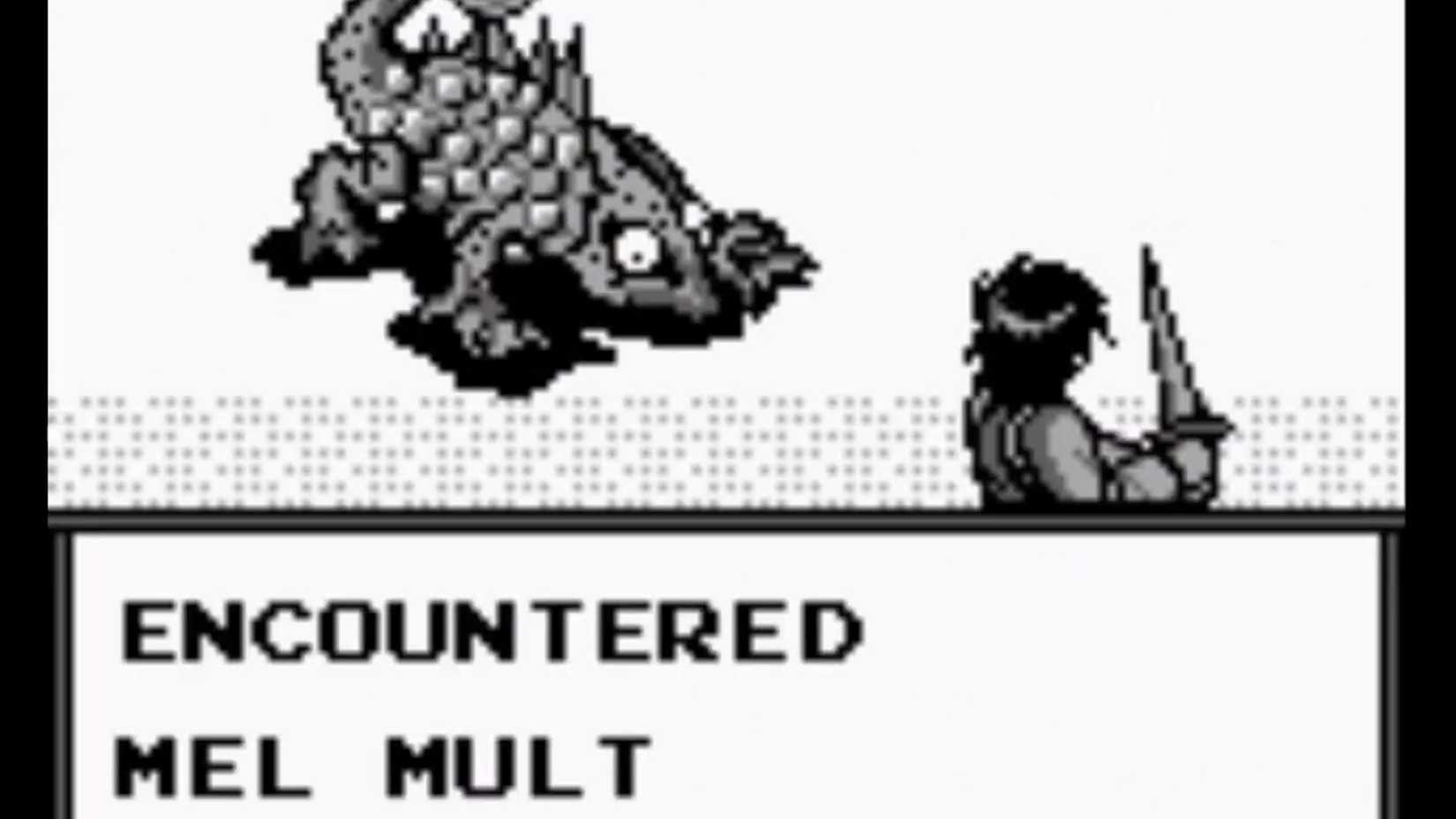 The player encounters a Mel Mult chameleon monster in Great Greed