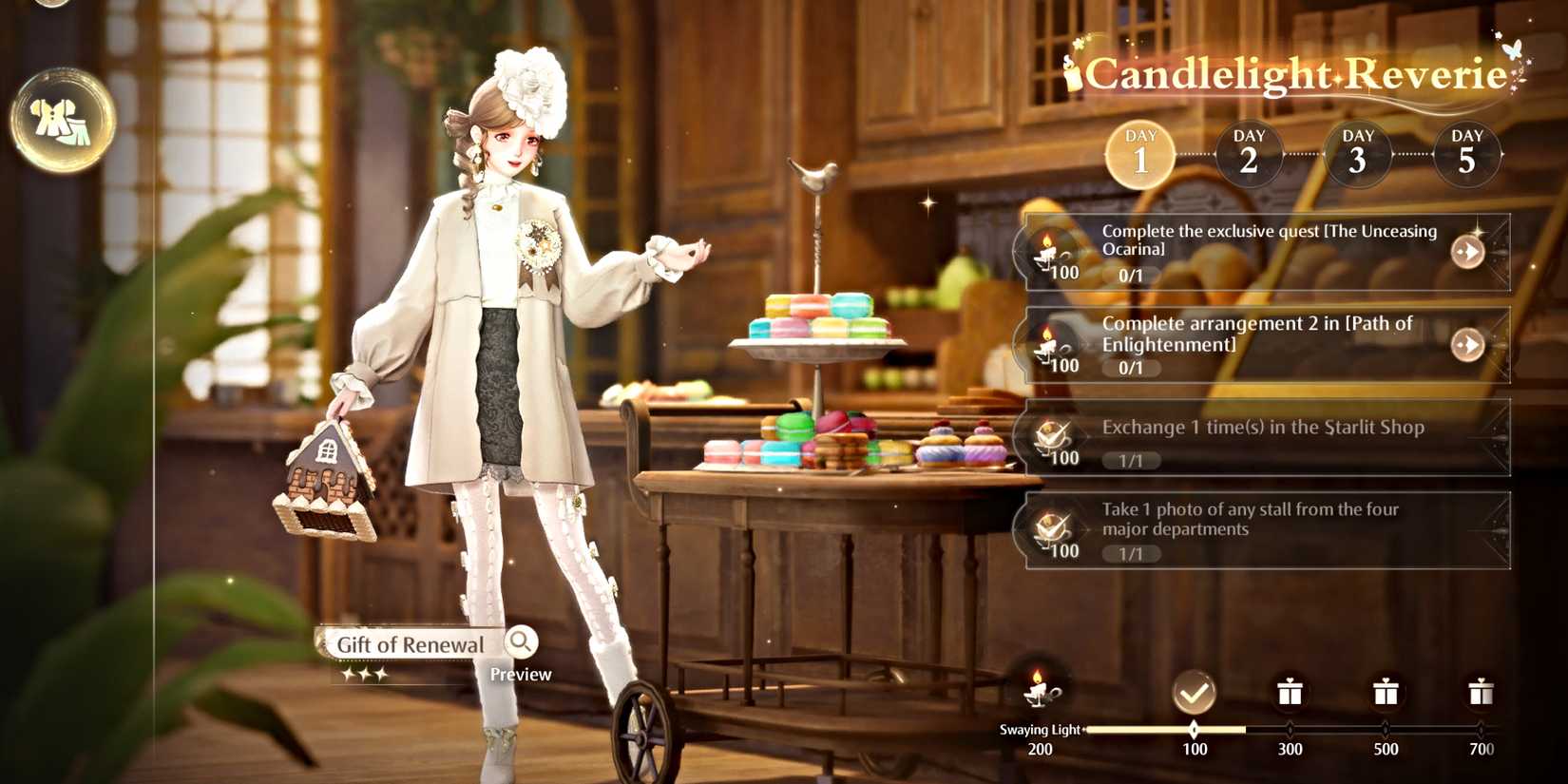 Infinity Nikki Candlelight Reverie Challenge and Rewards Guide