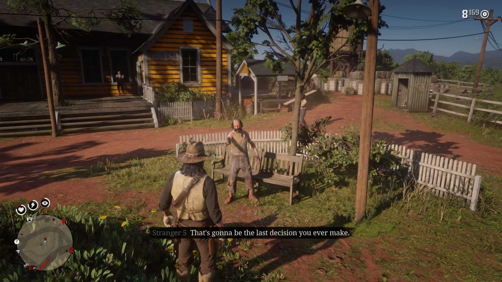 John Dueling An NPC in Red Dead Redemption 2