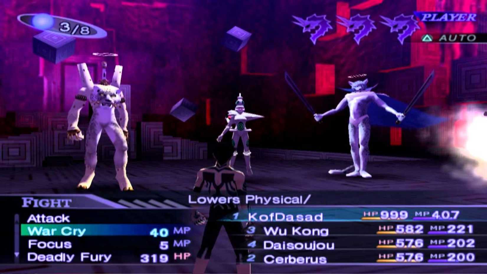 JRPG Shin Megami Tensei III Nocturne