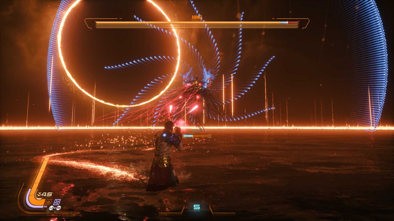 King boss fight in Saros