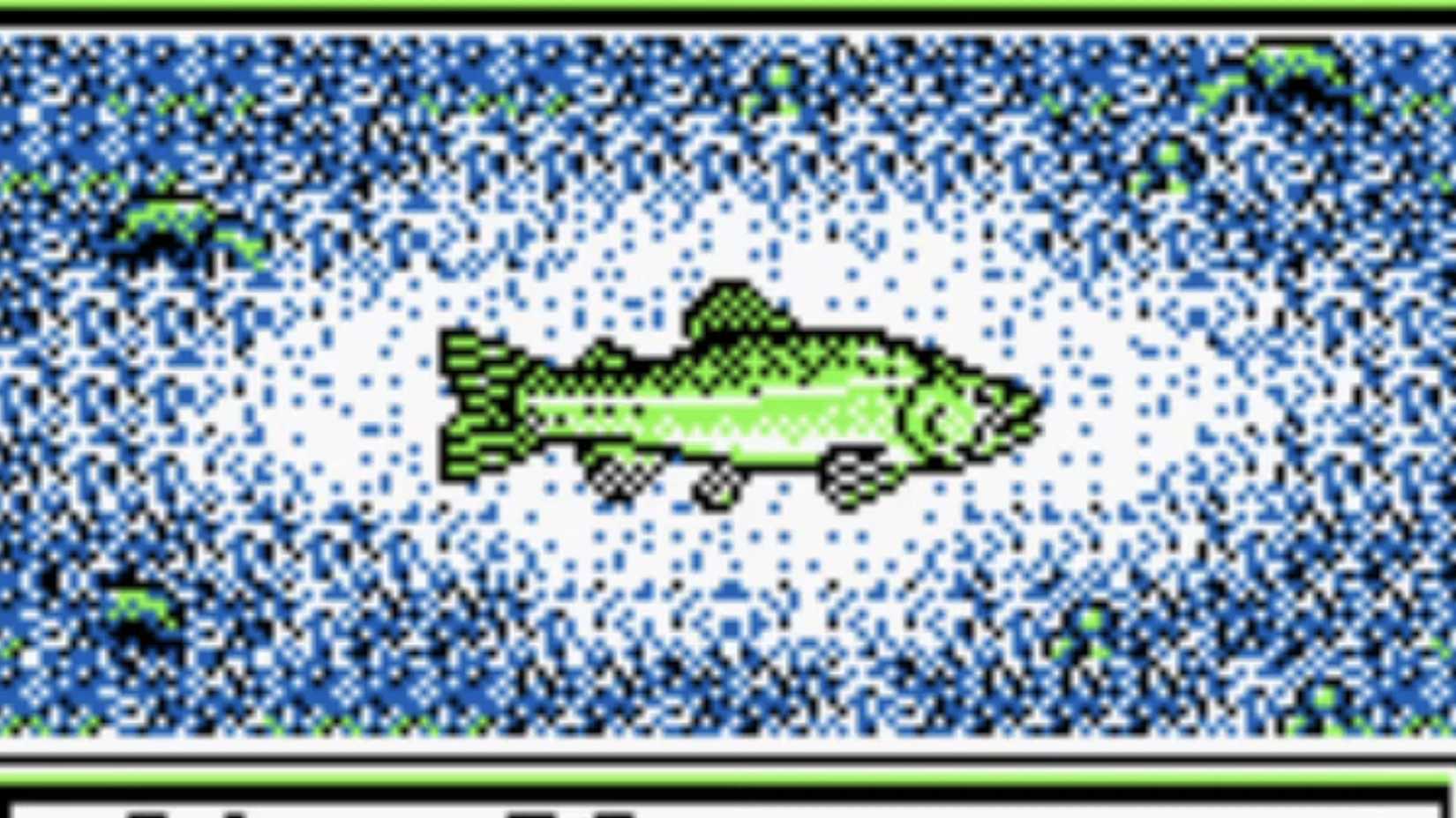 A freshly-caught fish in Legend of the River King GB
