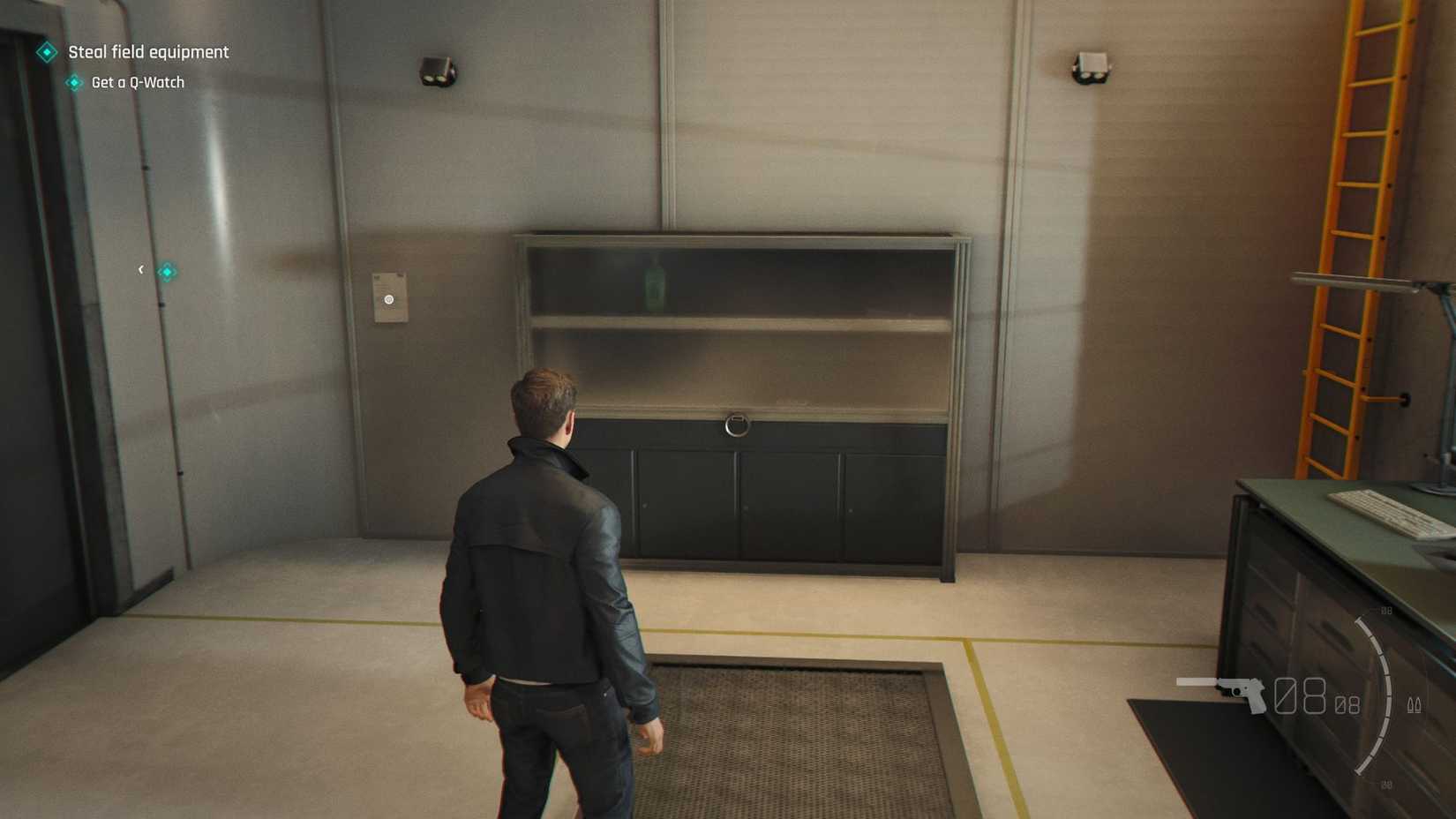 Locked Cabinet Q Lab 007 First Light