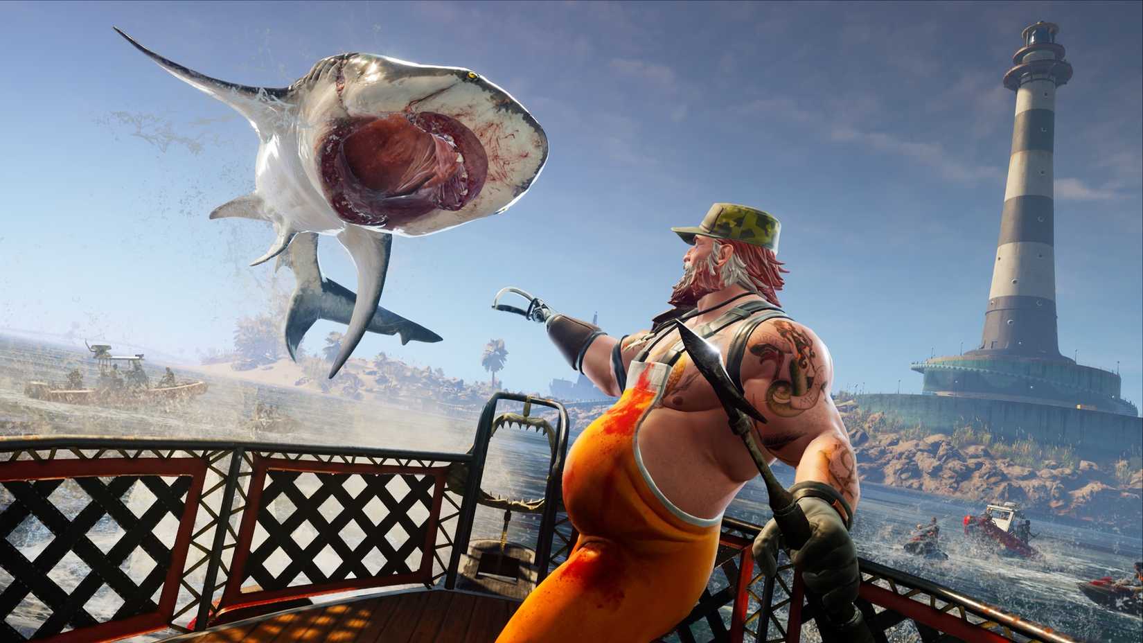 maneater shark attack