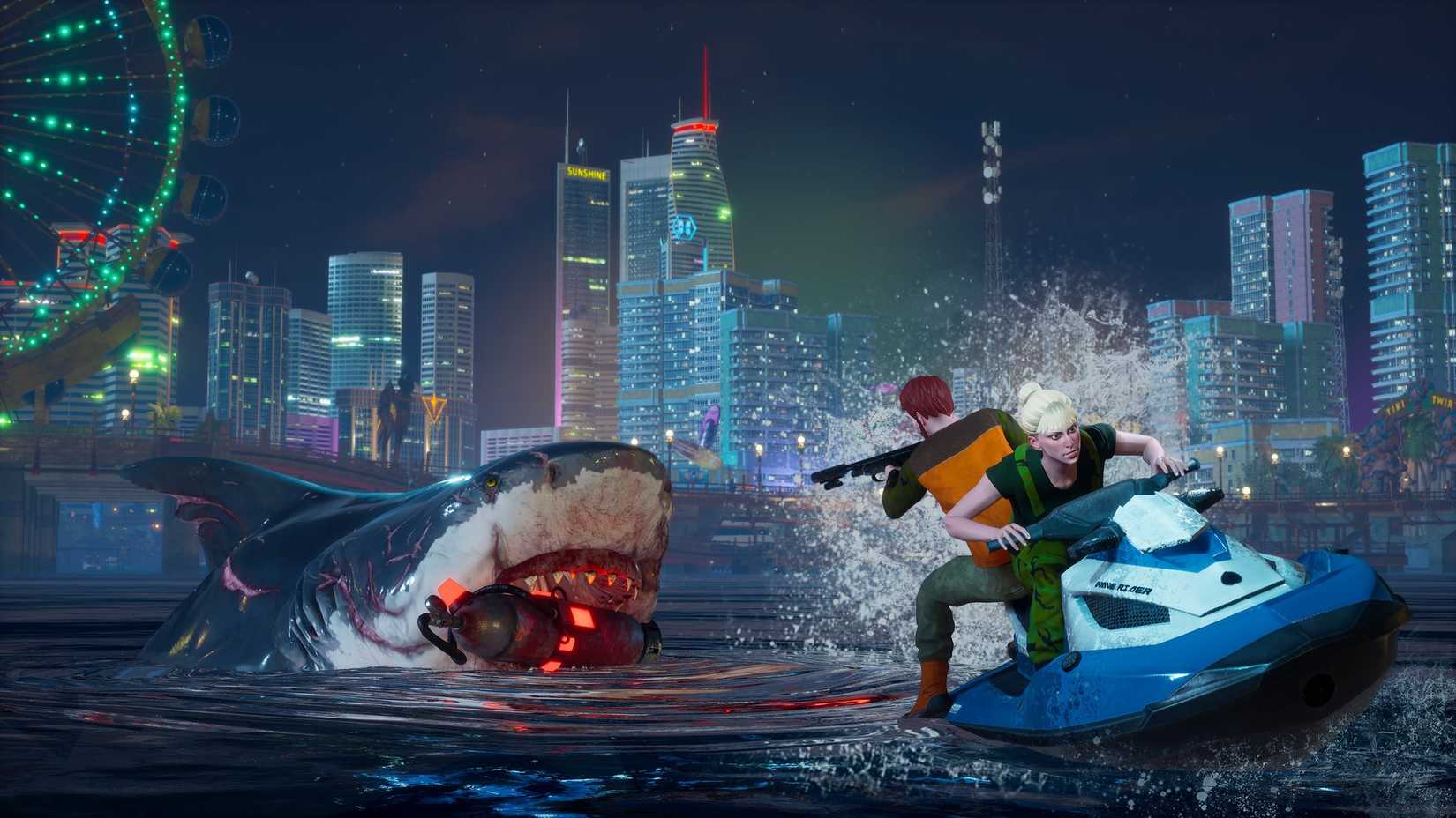 maneater shark attack