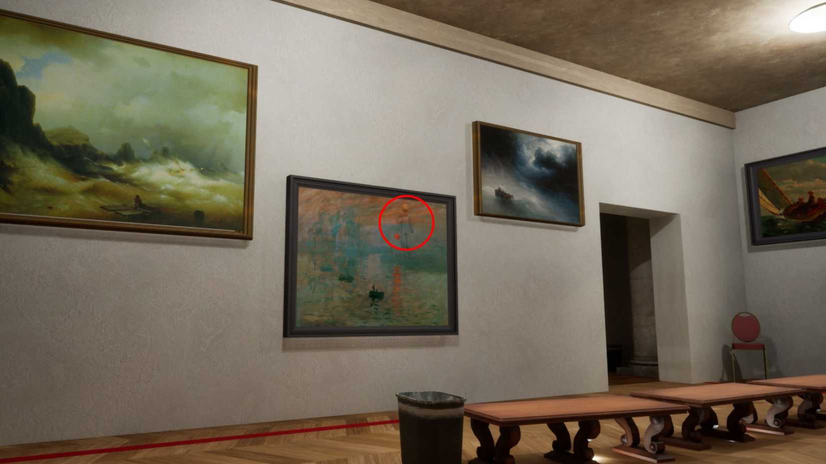 Meccha Chameleon Art Gallery Hiding Impression Sunrise
