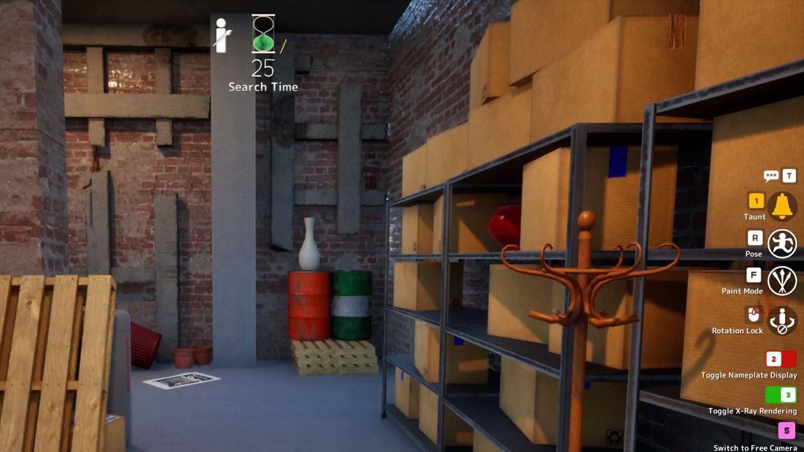 Meccha Chameleon Changes Player Posing on Bricks