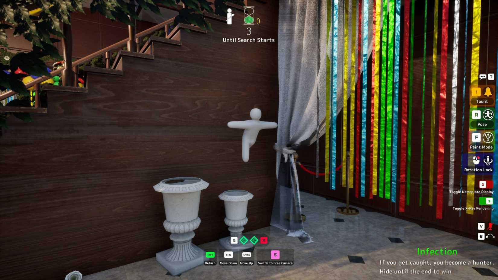 Meccha Chameleon Changes Player Posing over Pot