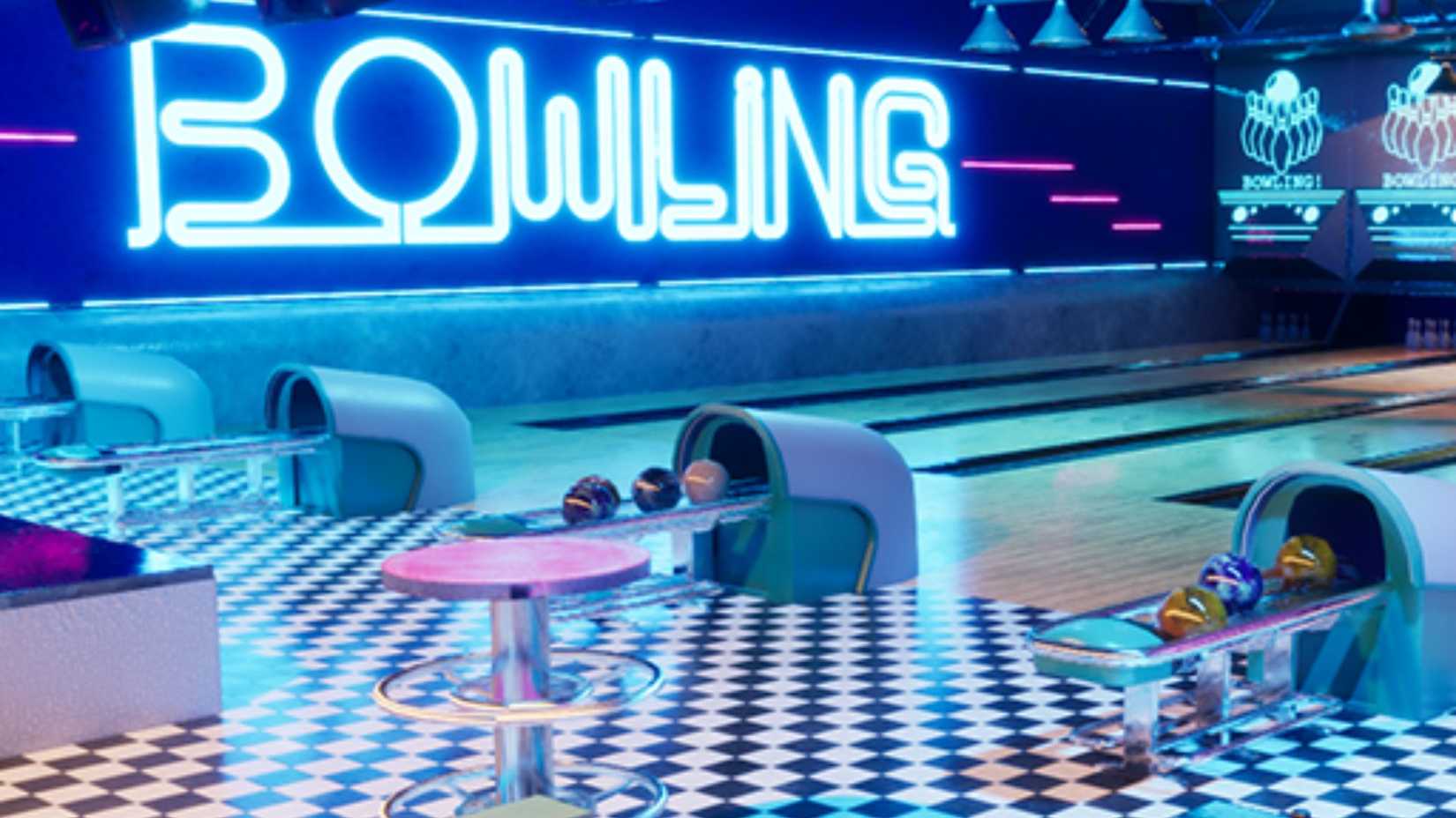 Meccha Chameleon Creative Maps Bowling Alley