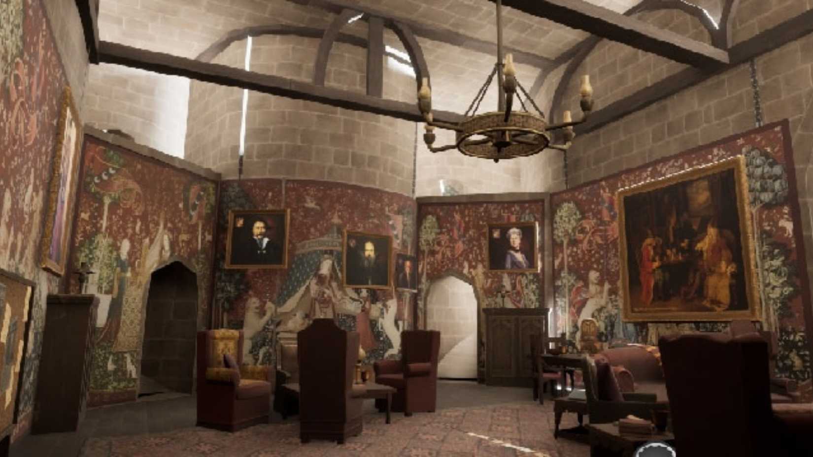 Meccha Chameleon Creative Maps Gryffindor Commons