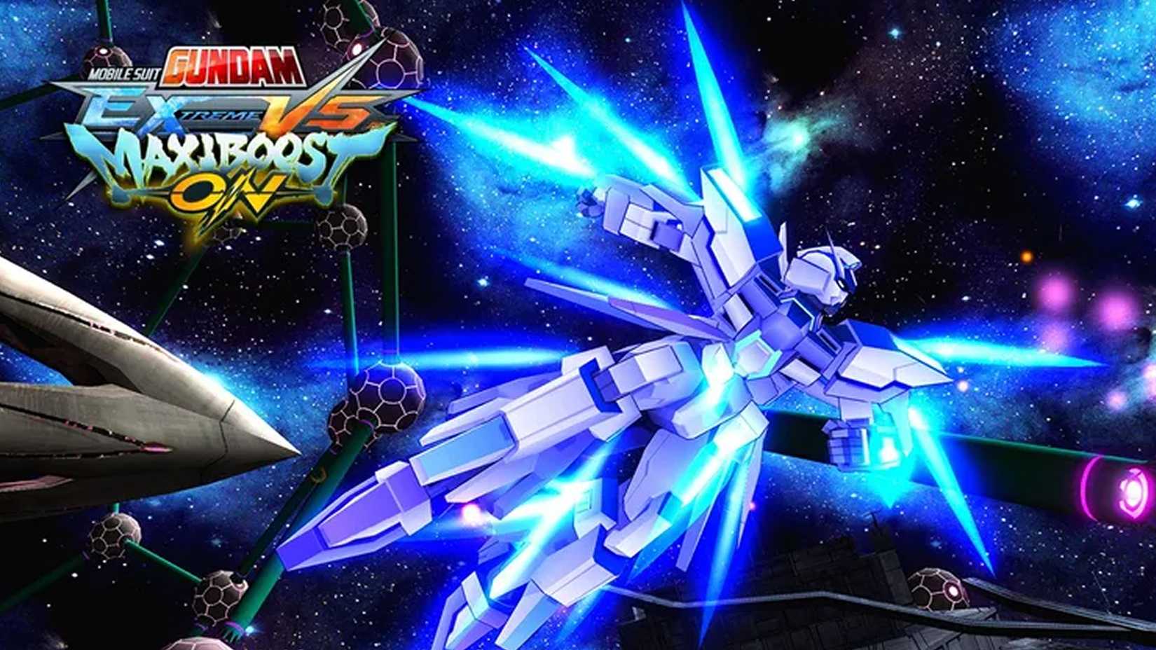 A Mobile Suit Gundam Exreme Vs Maxi Boost On Screenshot in Space