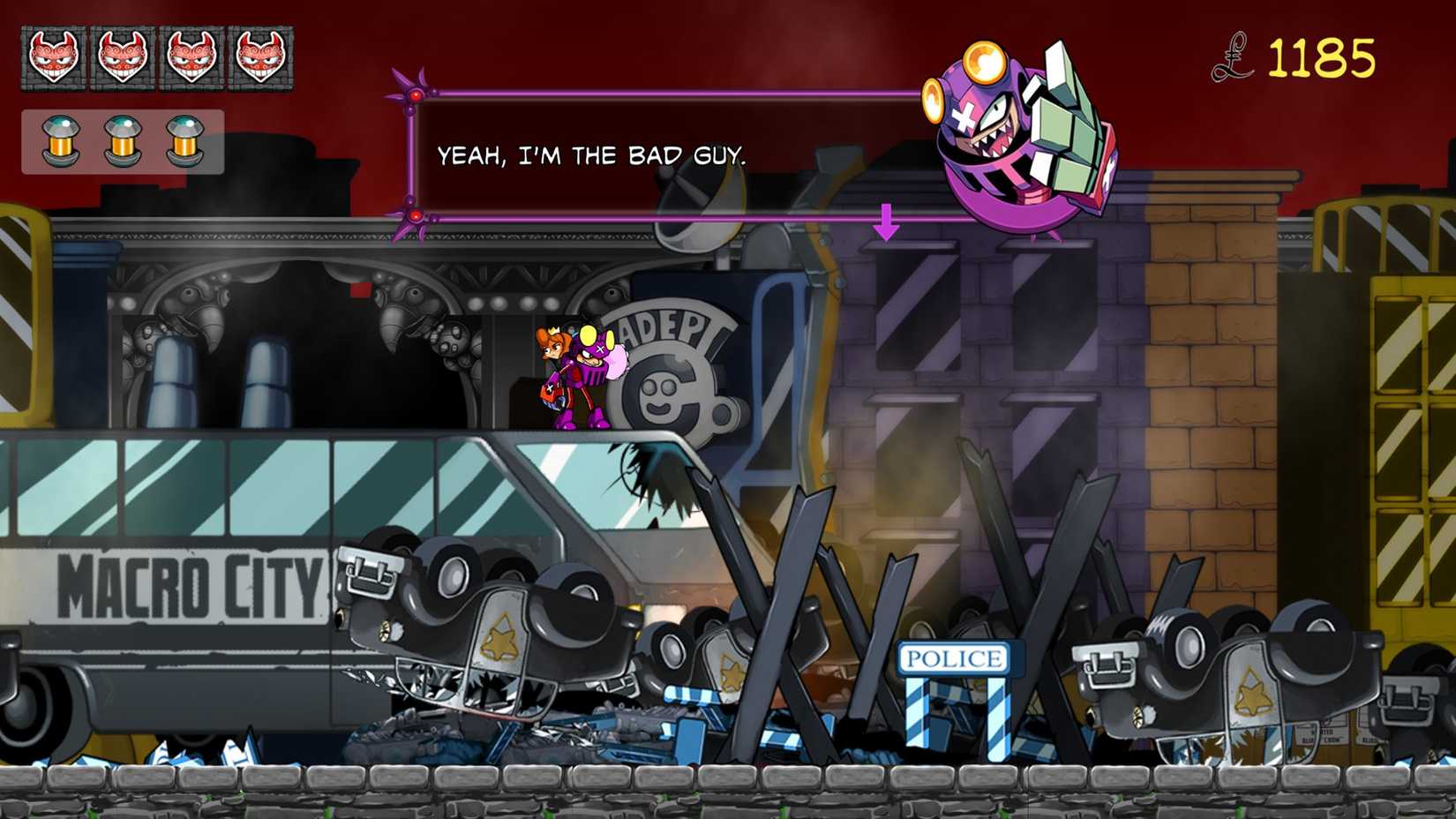 Nefarious villain Crow
