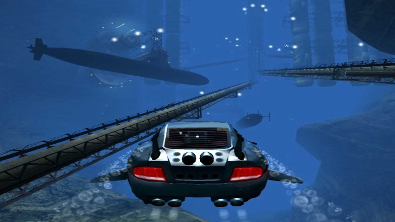 driving an underwater car