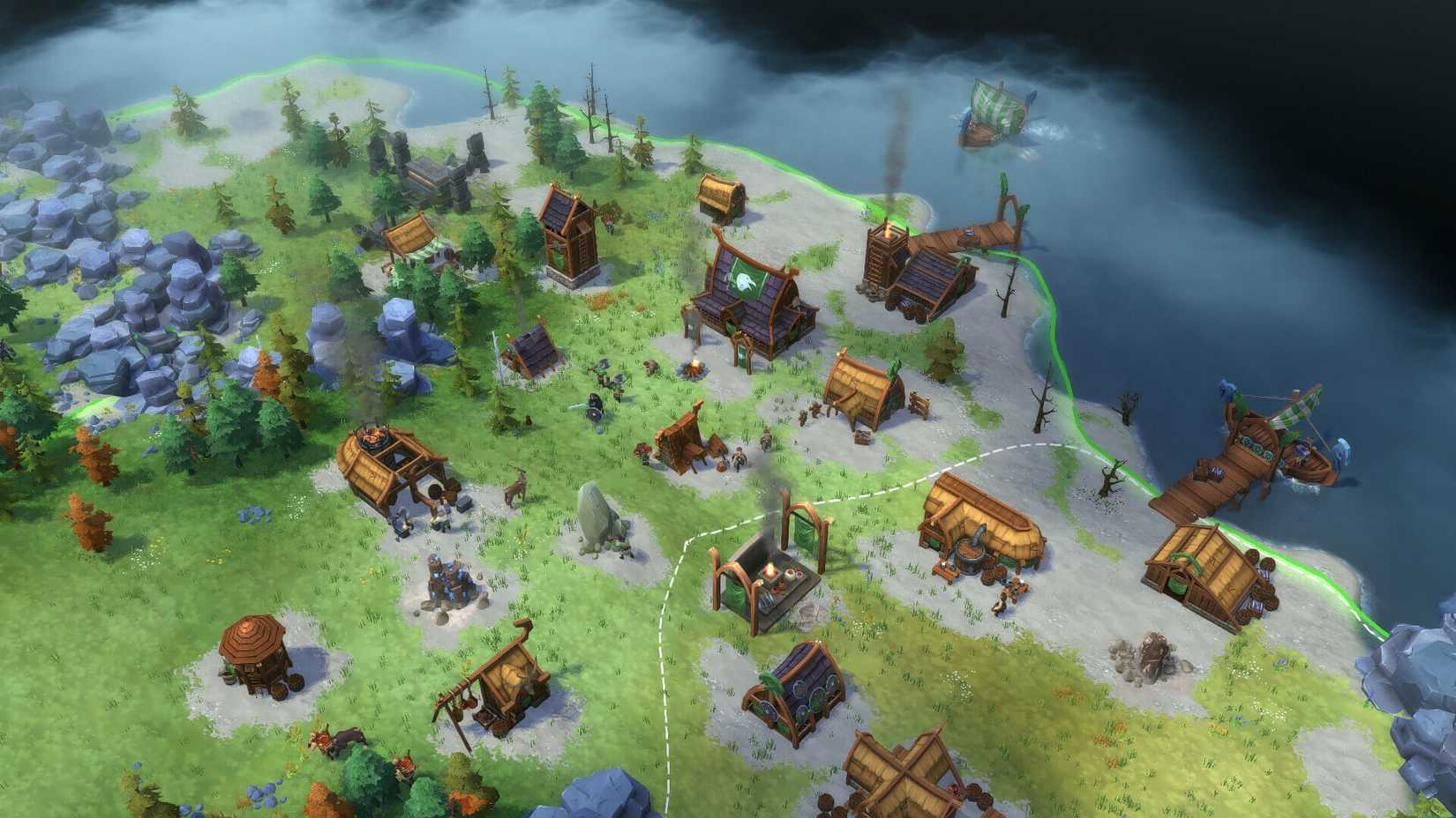 Viking settlement in Northgard