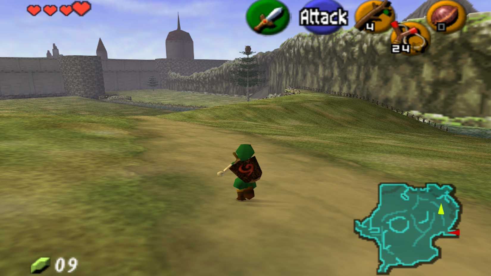 link in hyrule field