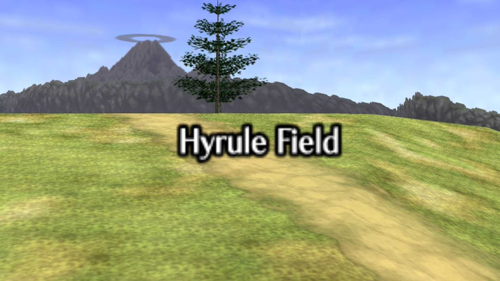 hyrule field in ocarina of time