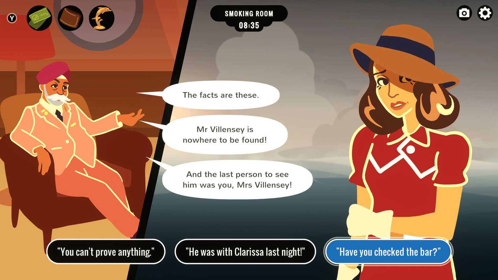 overboard narrative options