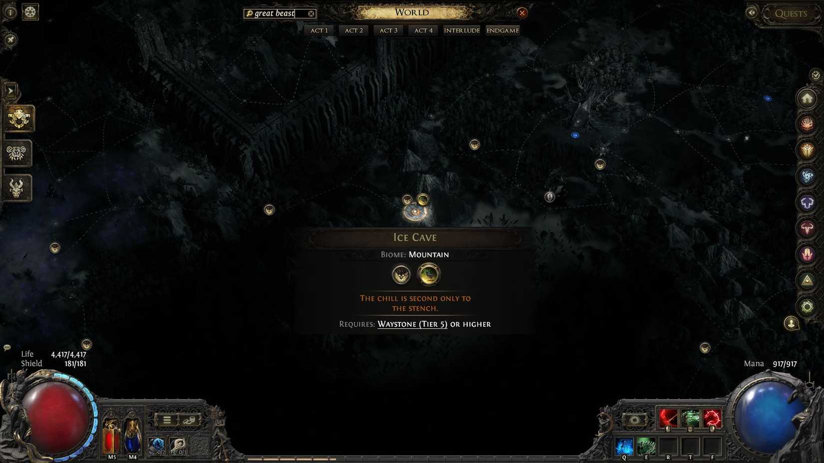 Path of Exile 2 Ice Cave