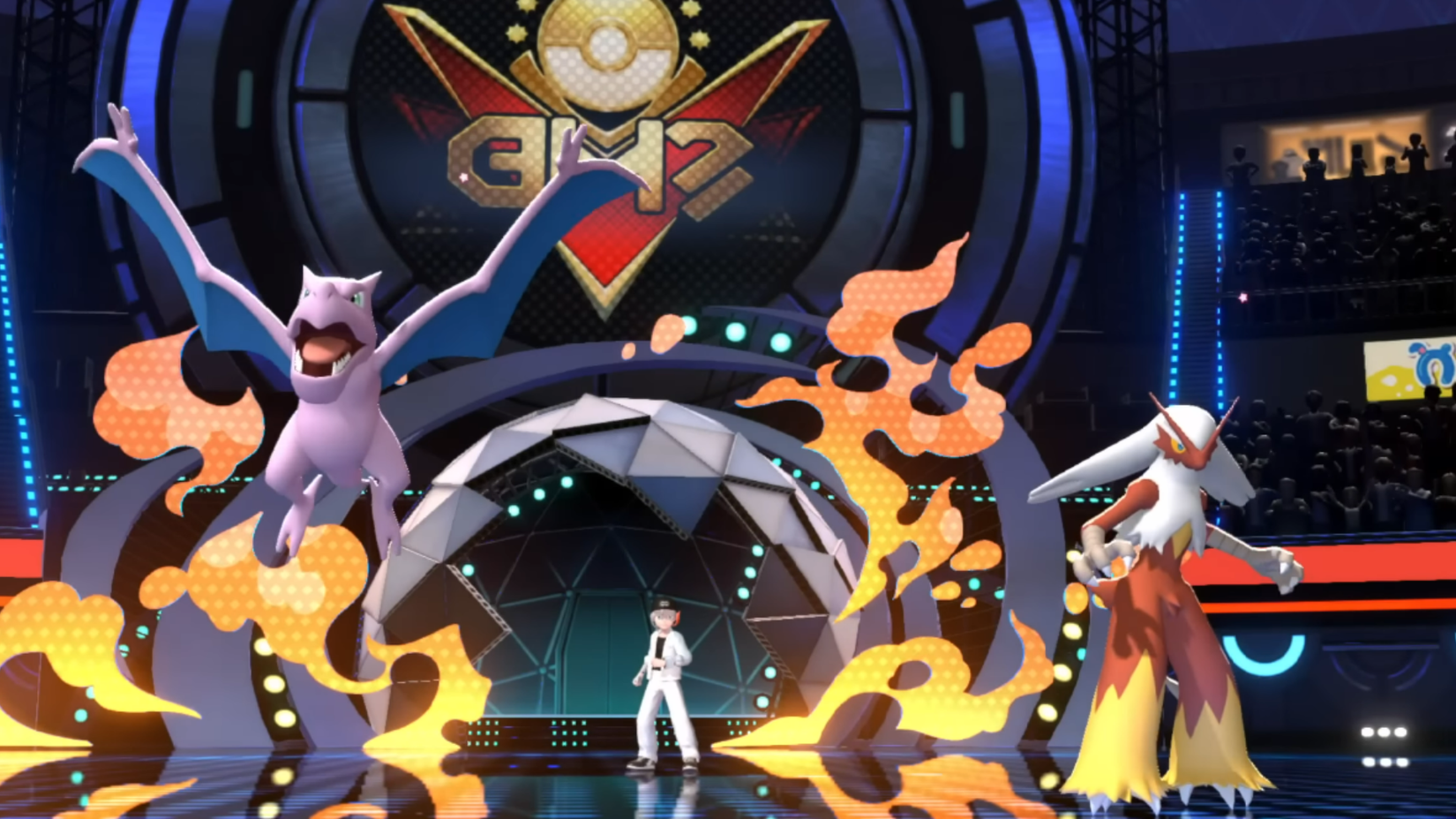Pokemon Champions Blaziken and Aerodactyll
