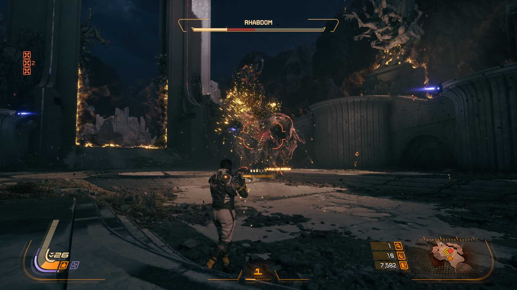 rhabdom saros boss fight