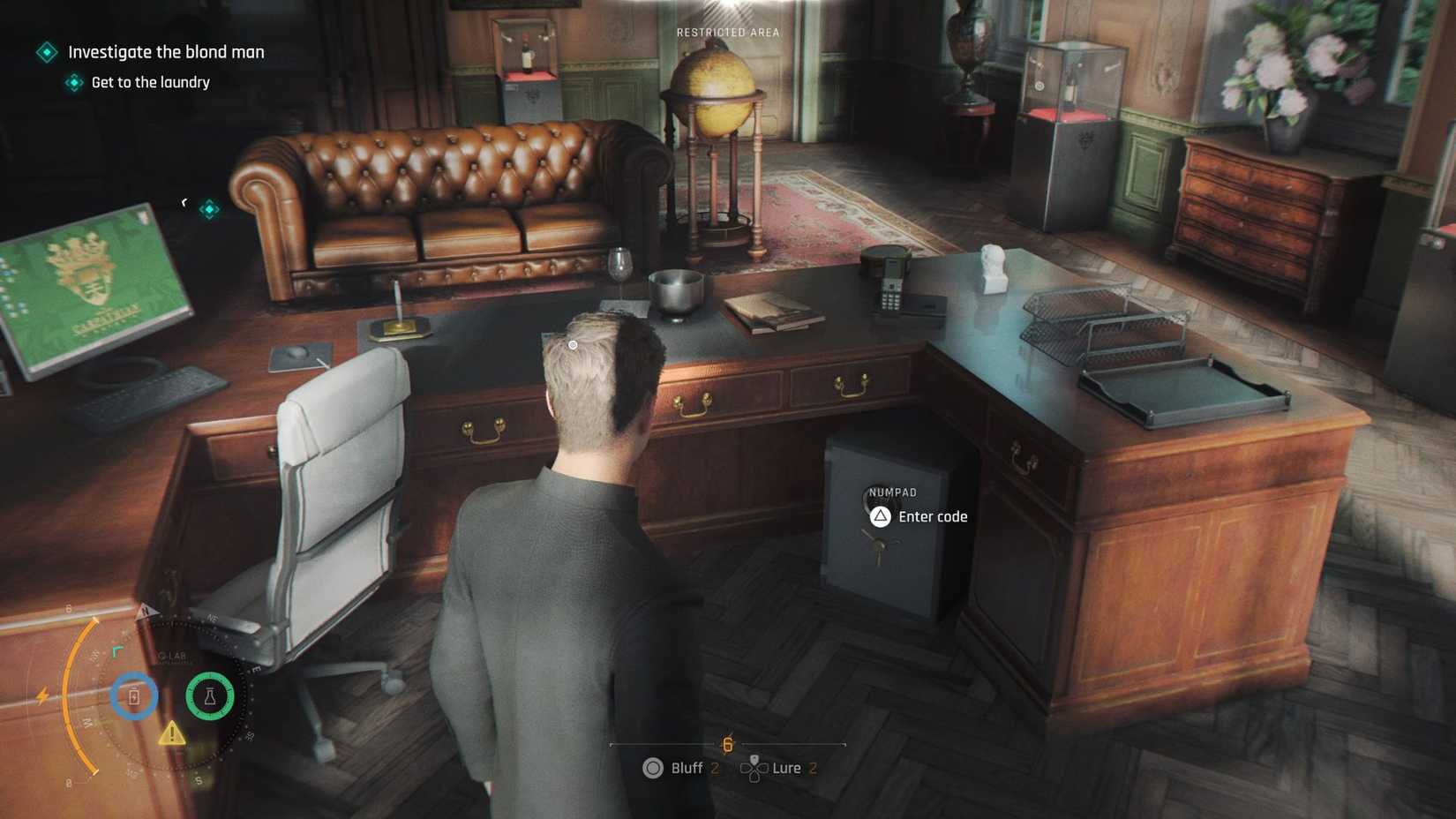 It is safe in the office of the manager 007 First Light