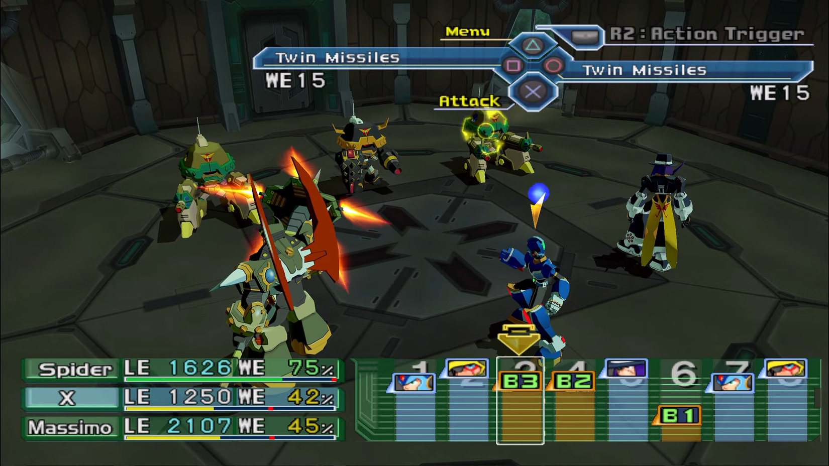 Mega Man X Command Mission gameplay