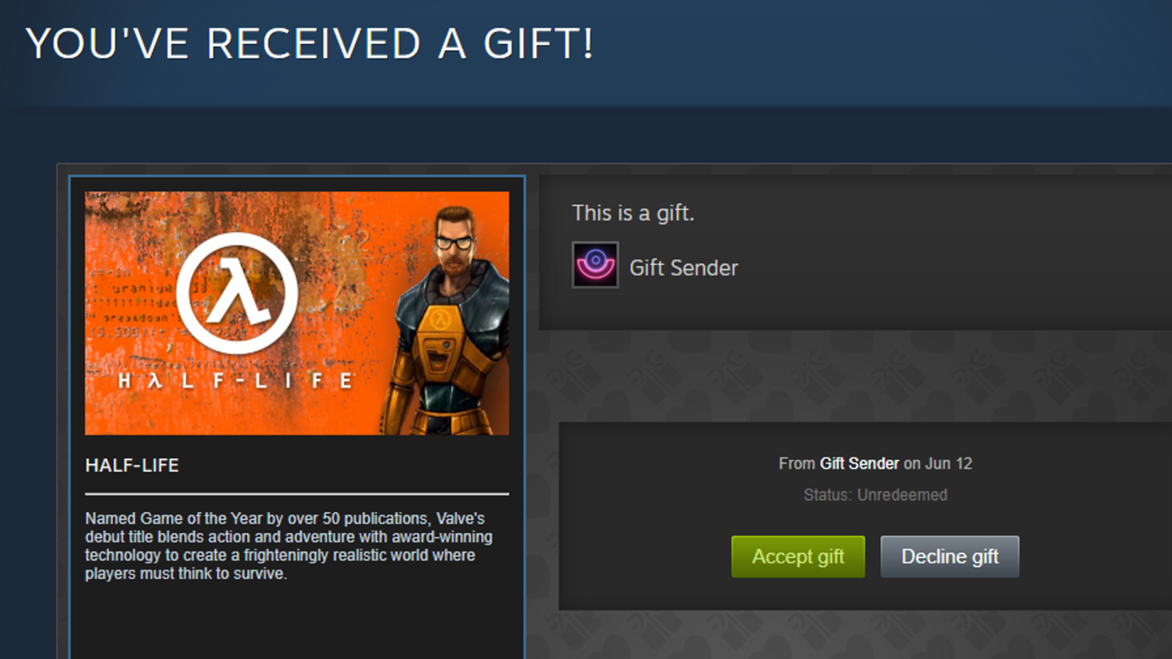 Steam Gift