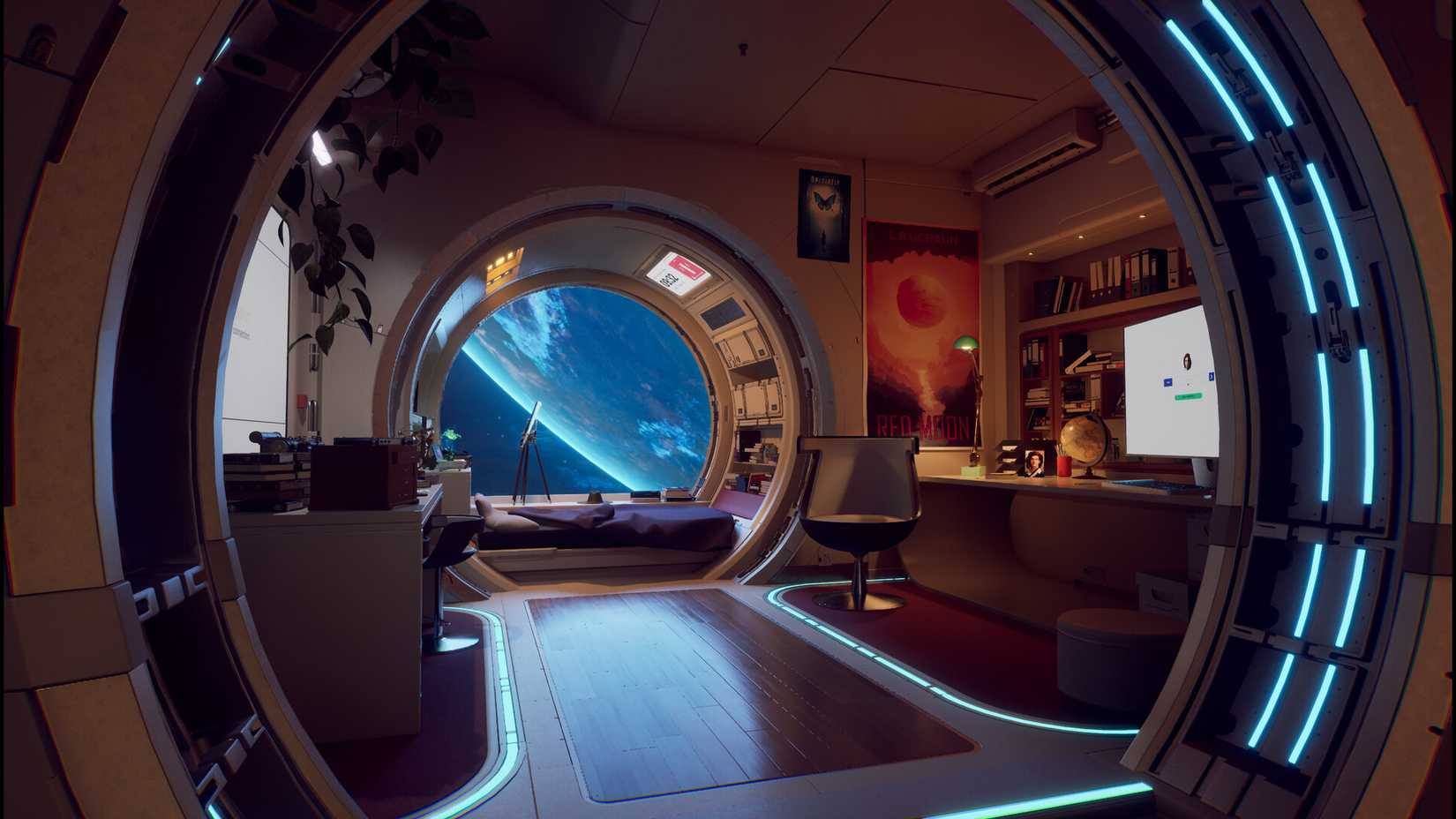 Spaceship Interior in Rivage