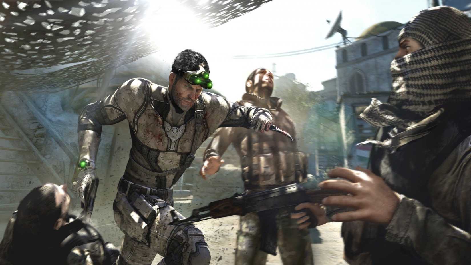 Splinter Cell Blacklist Sam Attacking Guards