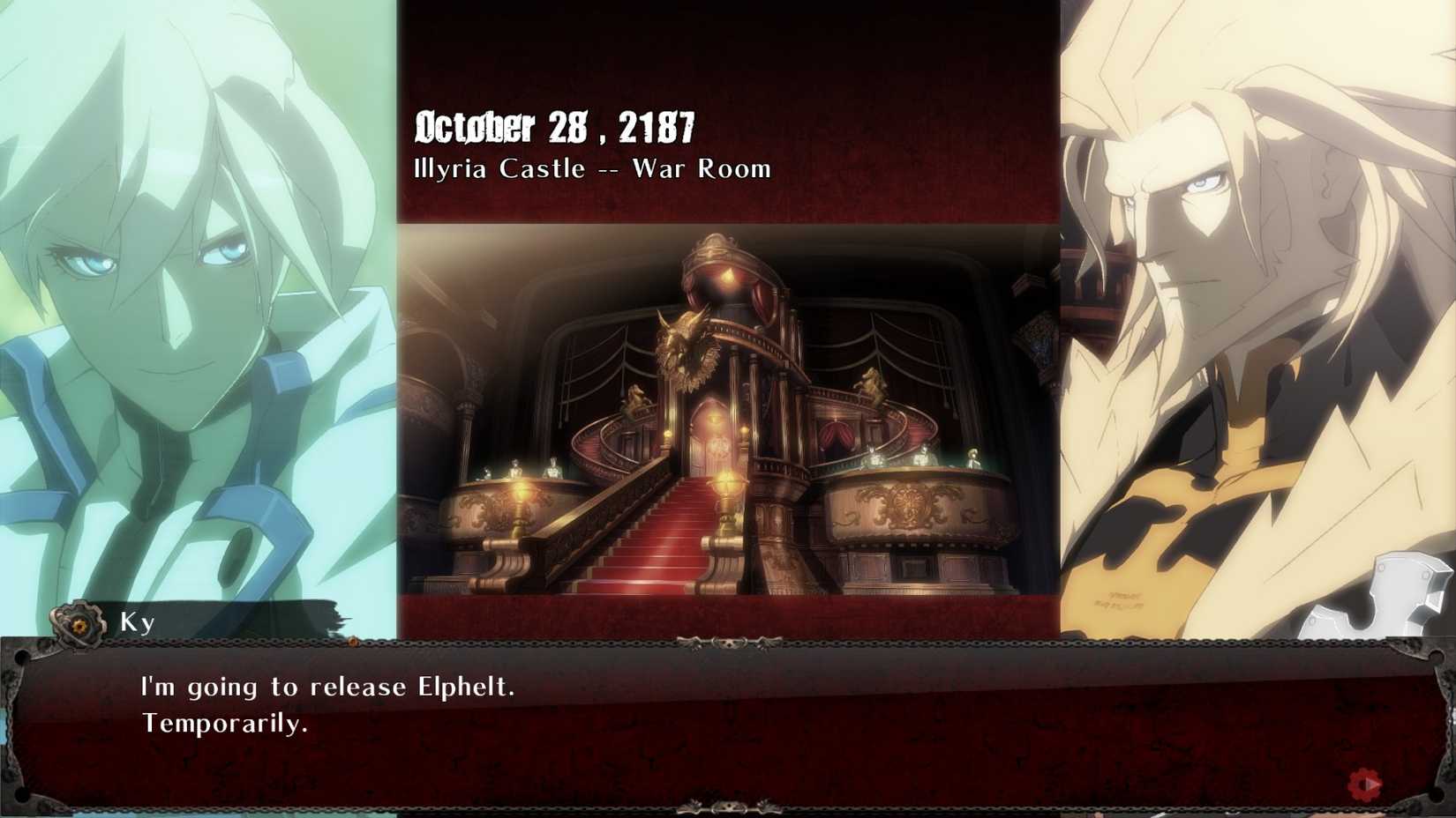 Guilty Gear Xrd cutscene