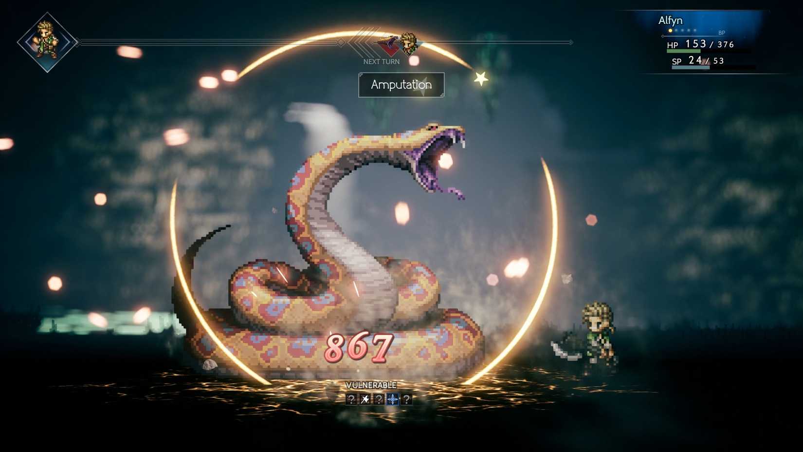 Octopath Traveler gameplay