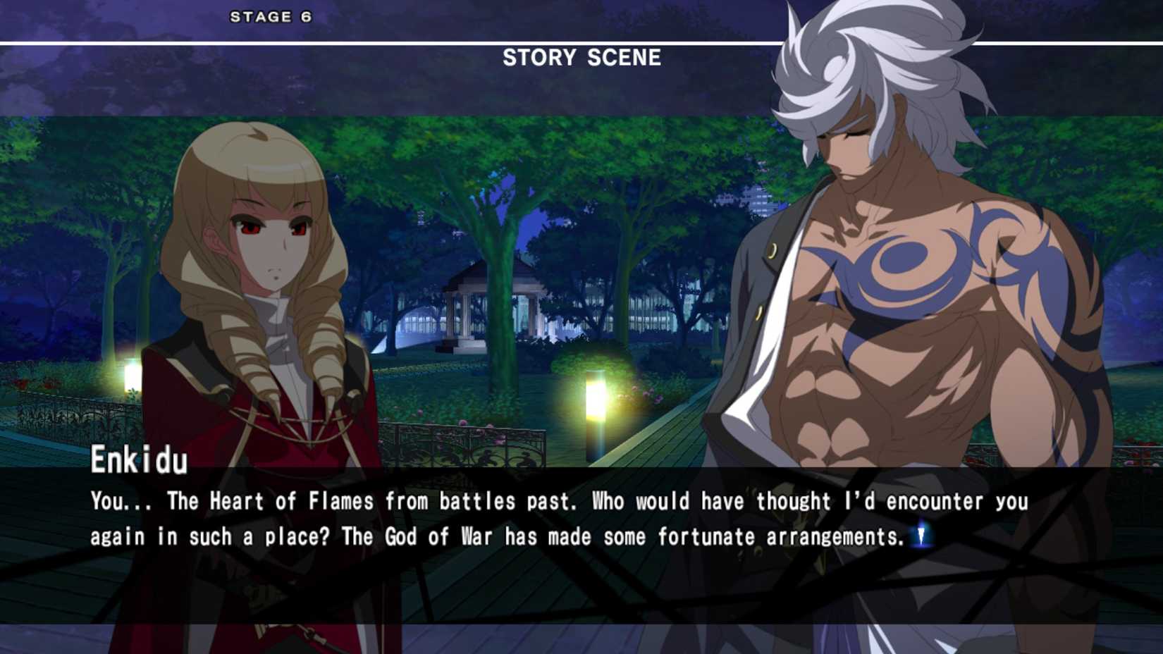 Under Night In-Birth cutscene