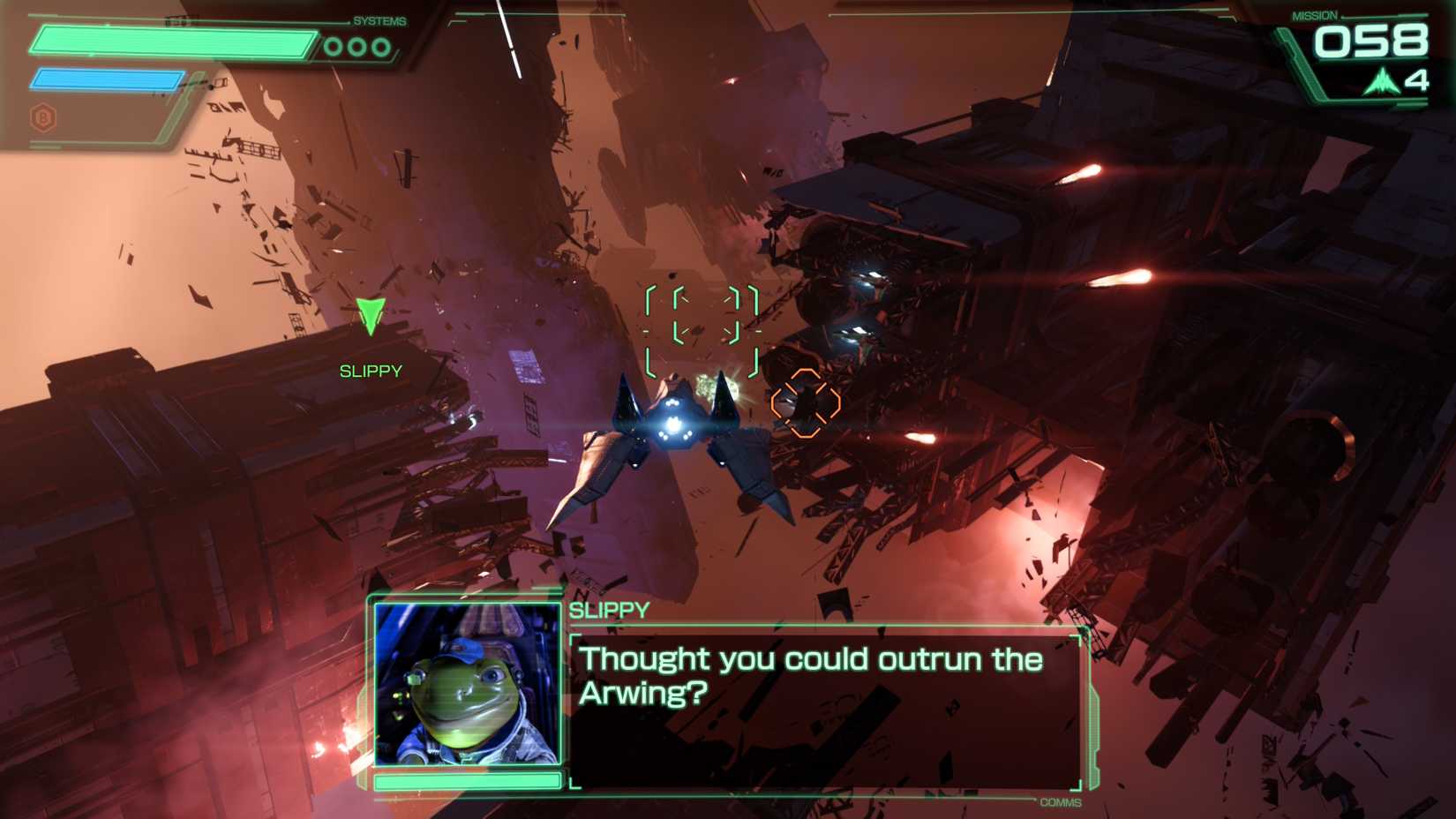 Star Fox slippy
