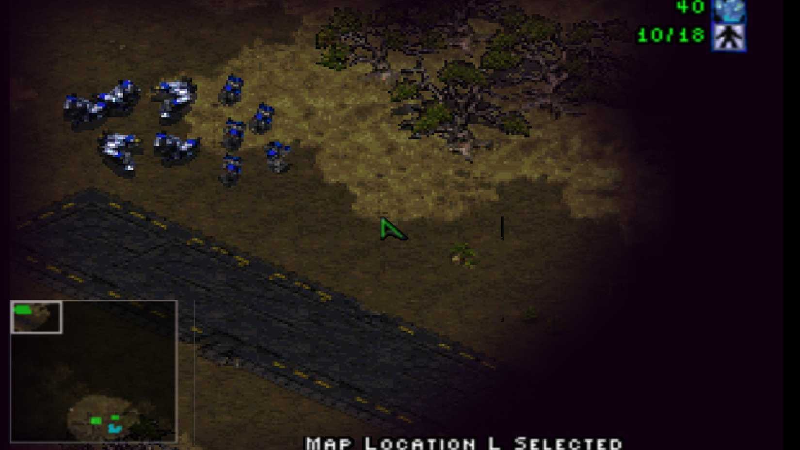 a map in starcraft 64