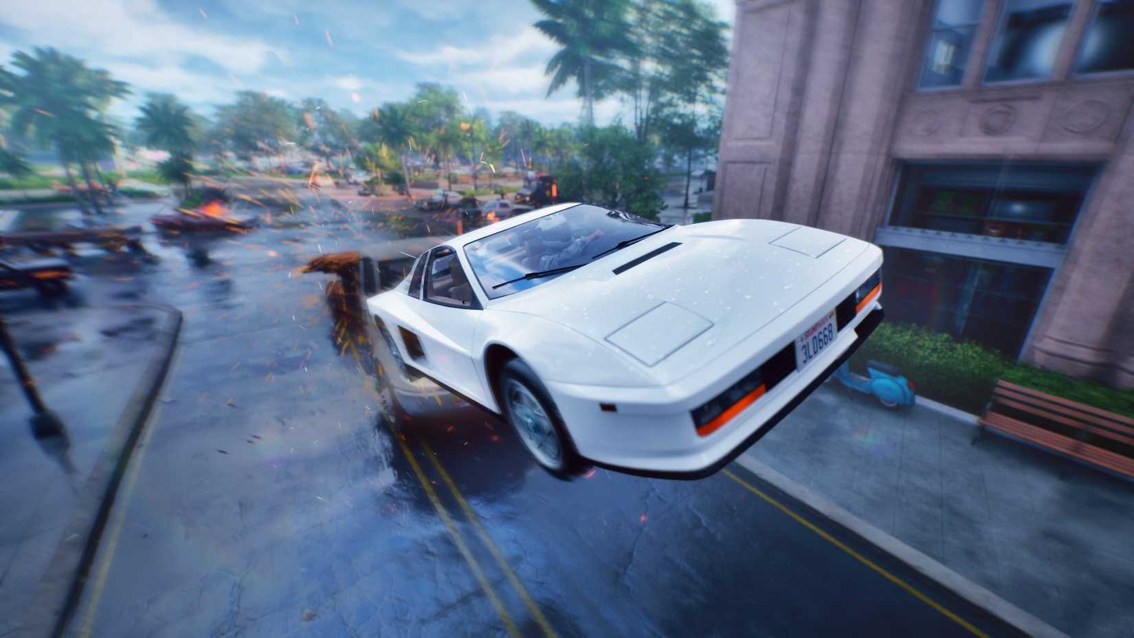 stuntman hollywood miami vice car