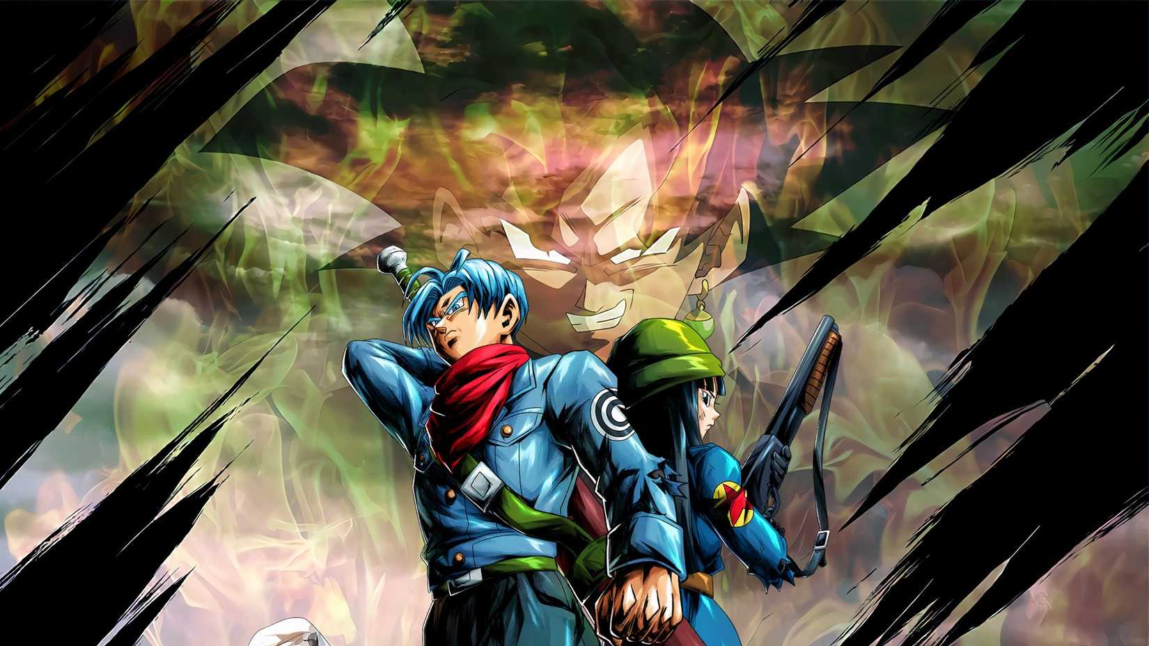 trunks and goku black