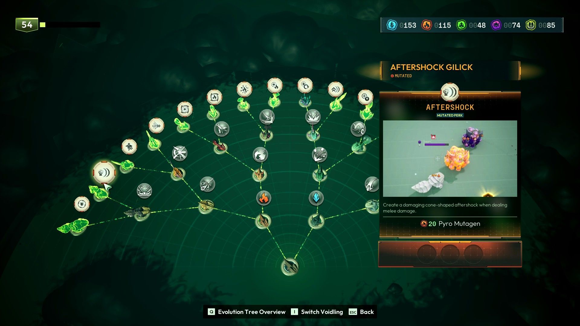 Voidling Bound: Best Voidling Mutations