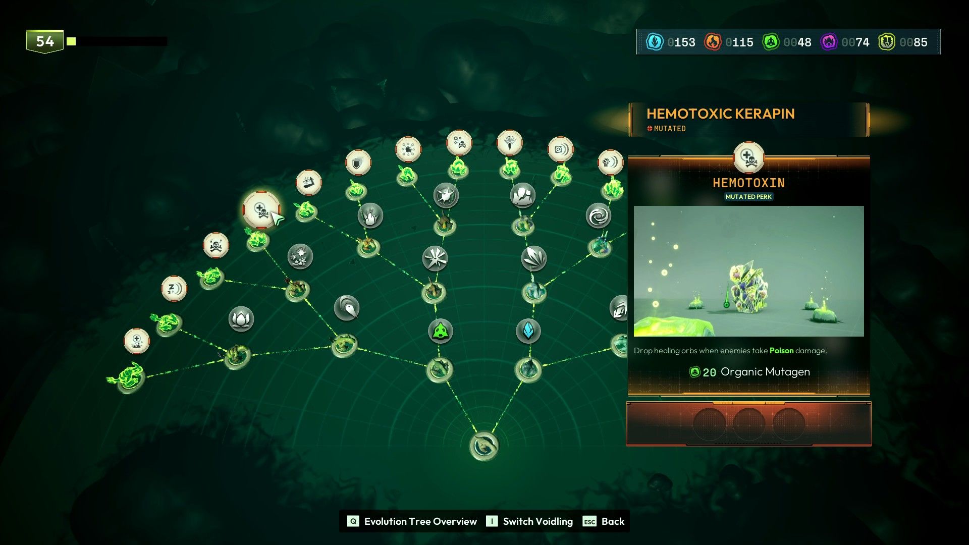 Voidling Bound: Best Voidling Mutations