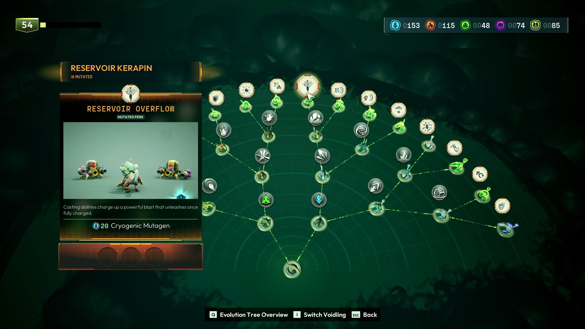Voidling Bound: Best Voidling Mutations