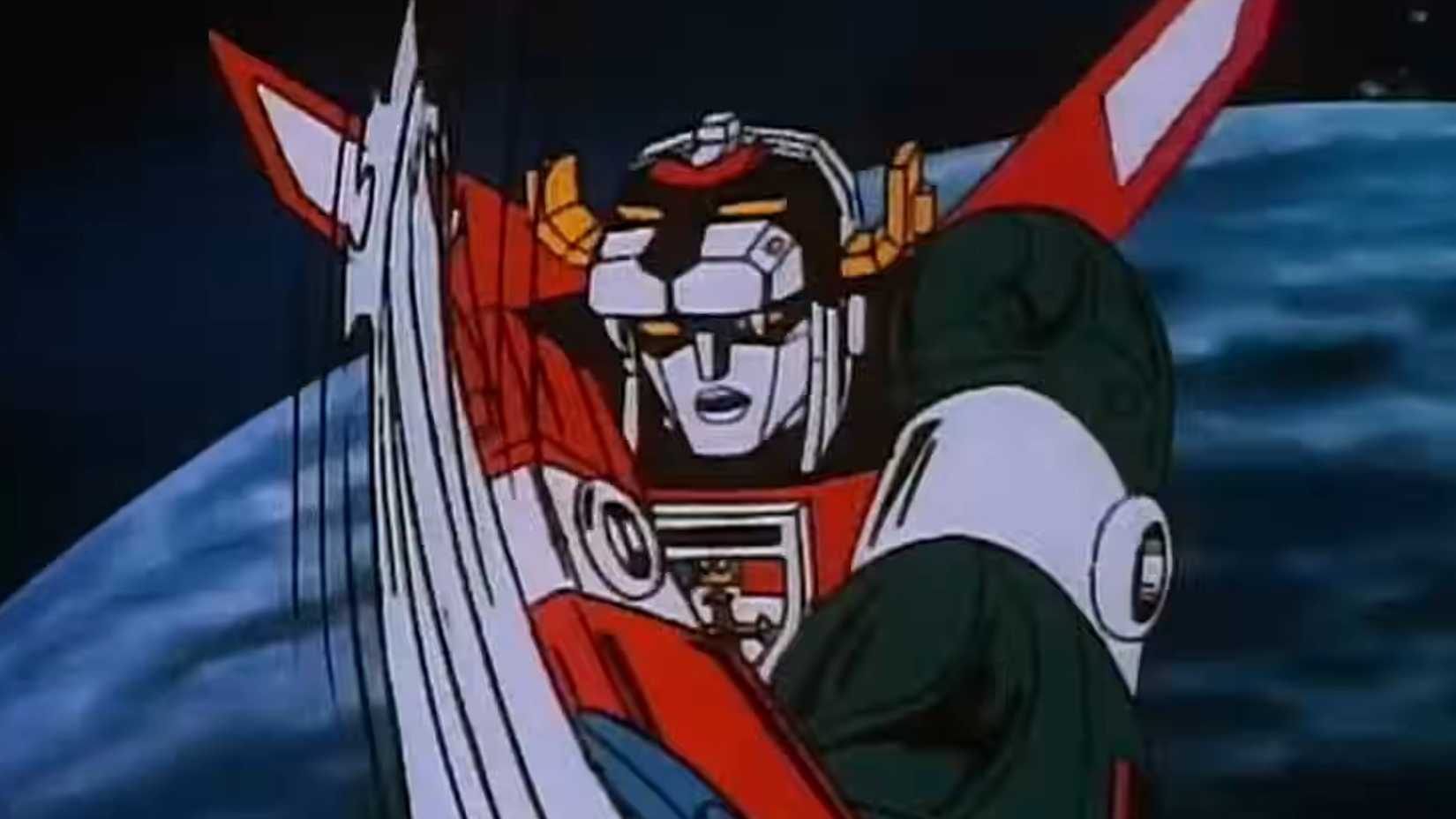 scene from the credits of voltron
