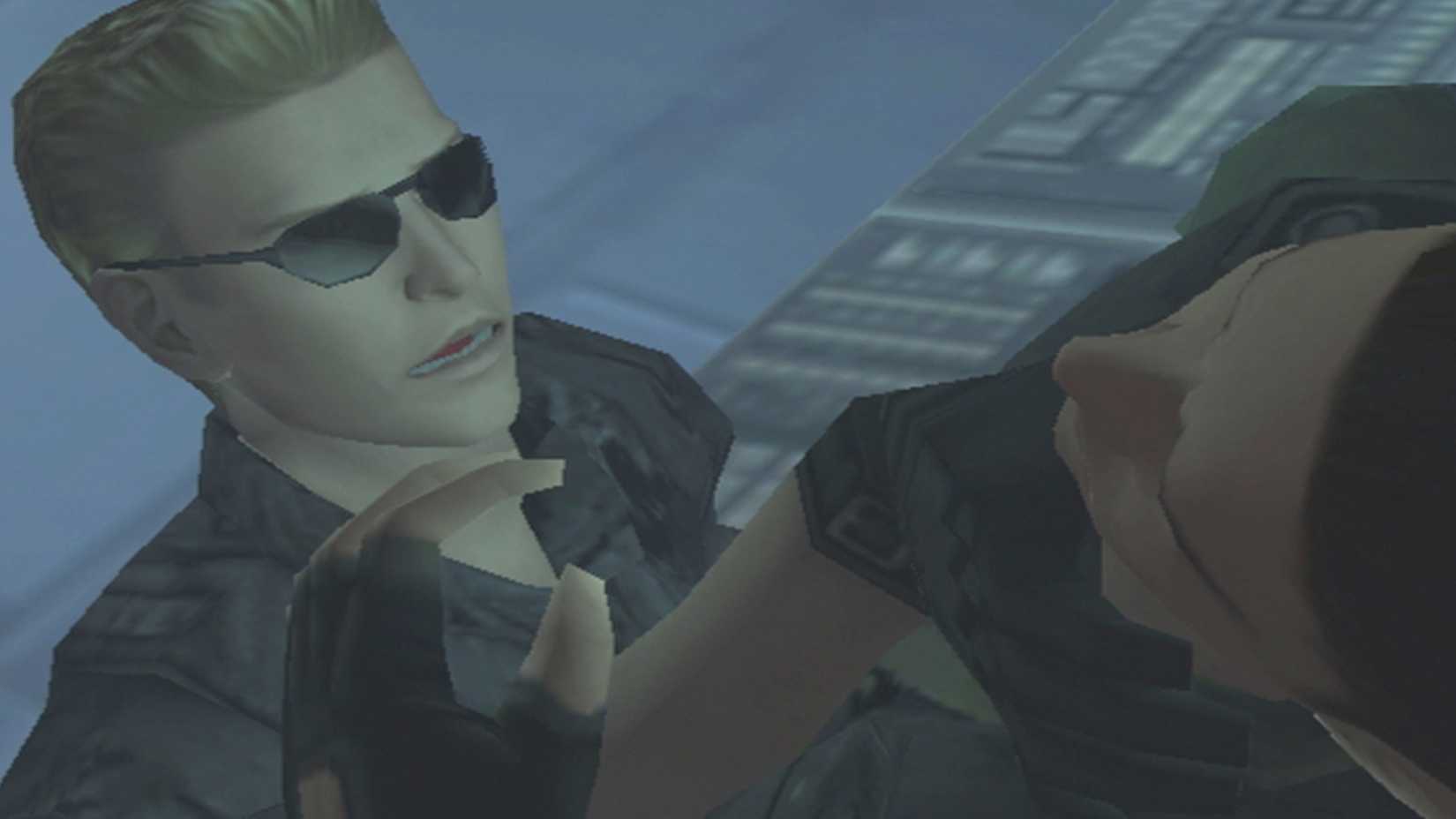wesker choking chris