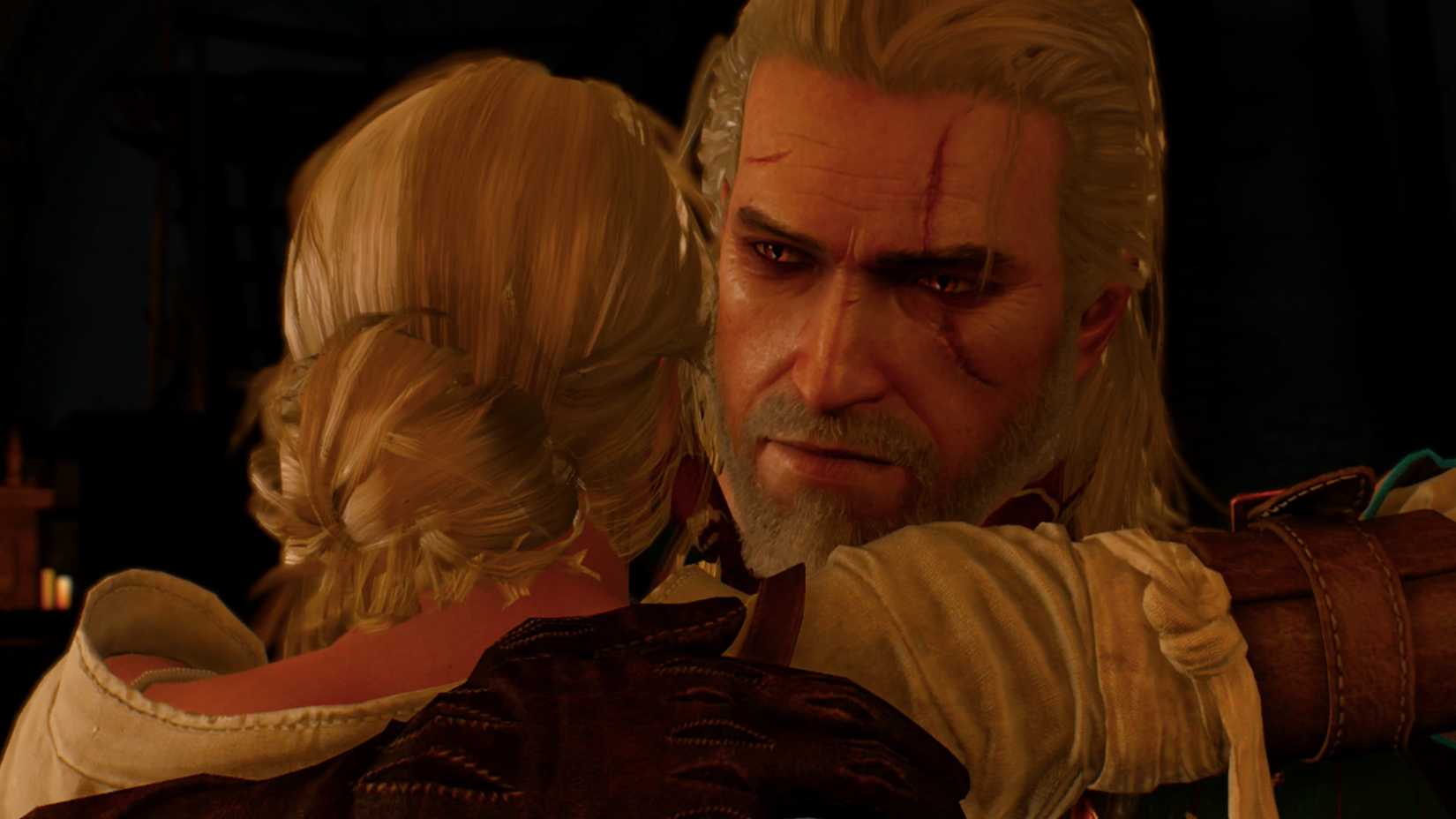 Witcher 3 Isle of mists Geralt Ciri